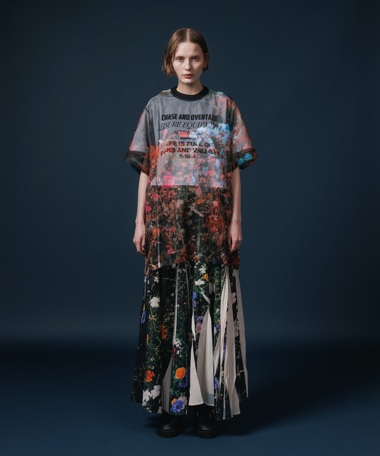 PRINT SHORT T-SHIRT(LETTERING) 【納期8月下旬】