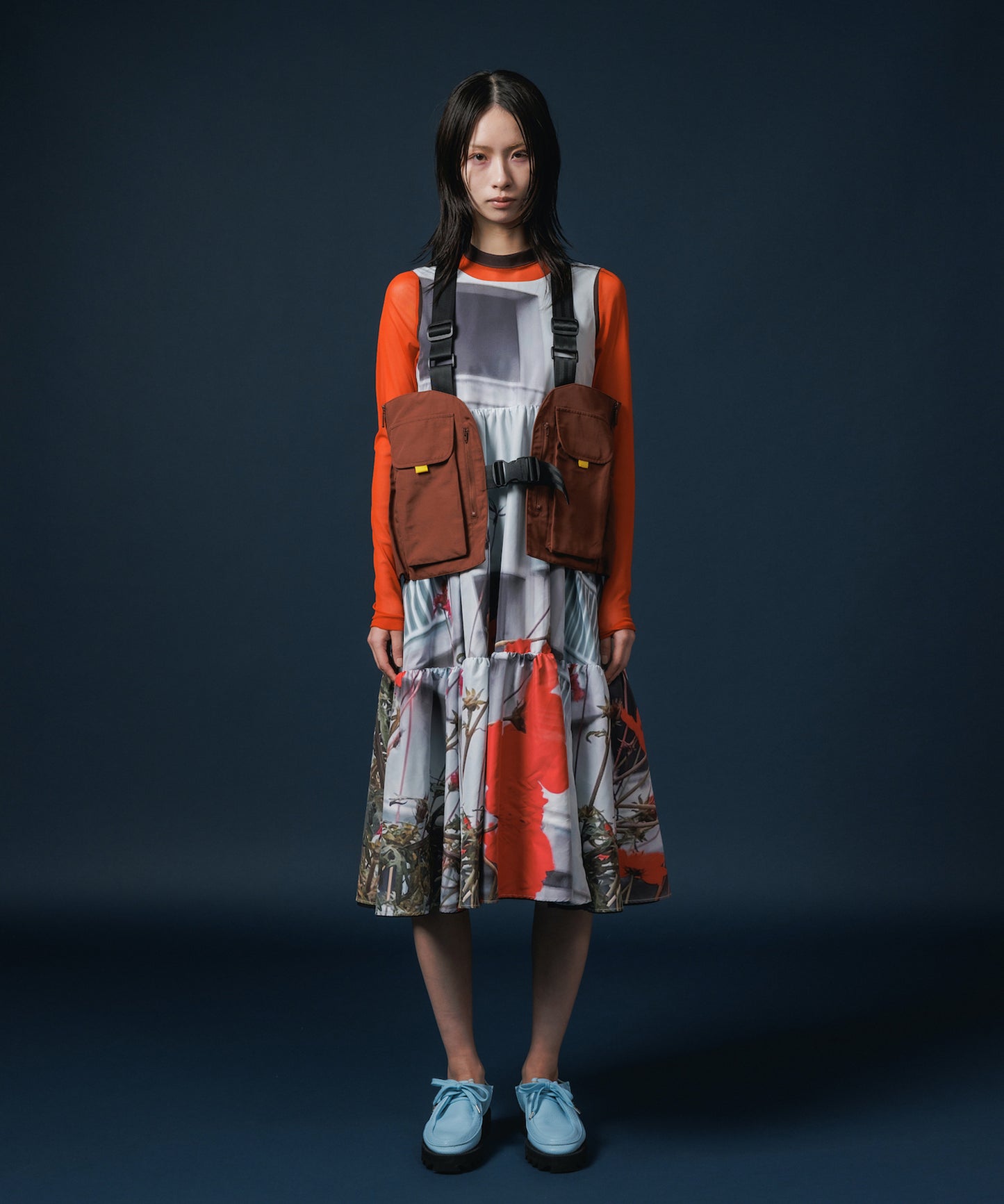 REVERSIBLE GATHER ONE-PIECE 【納期8月下旬】
