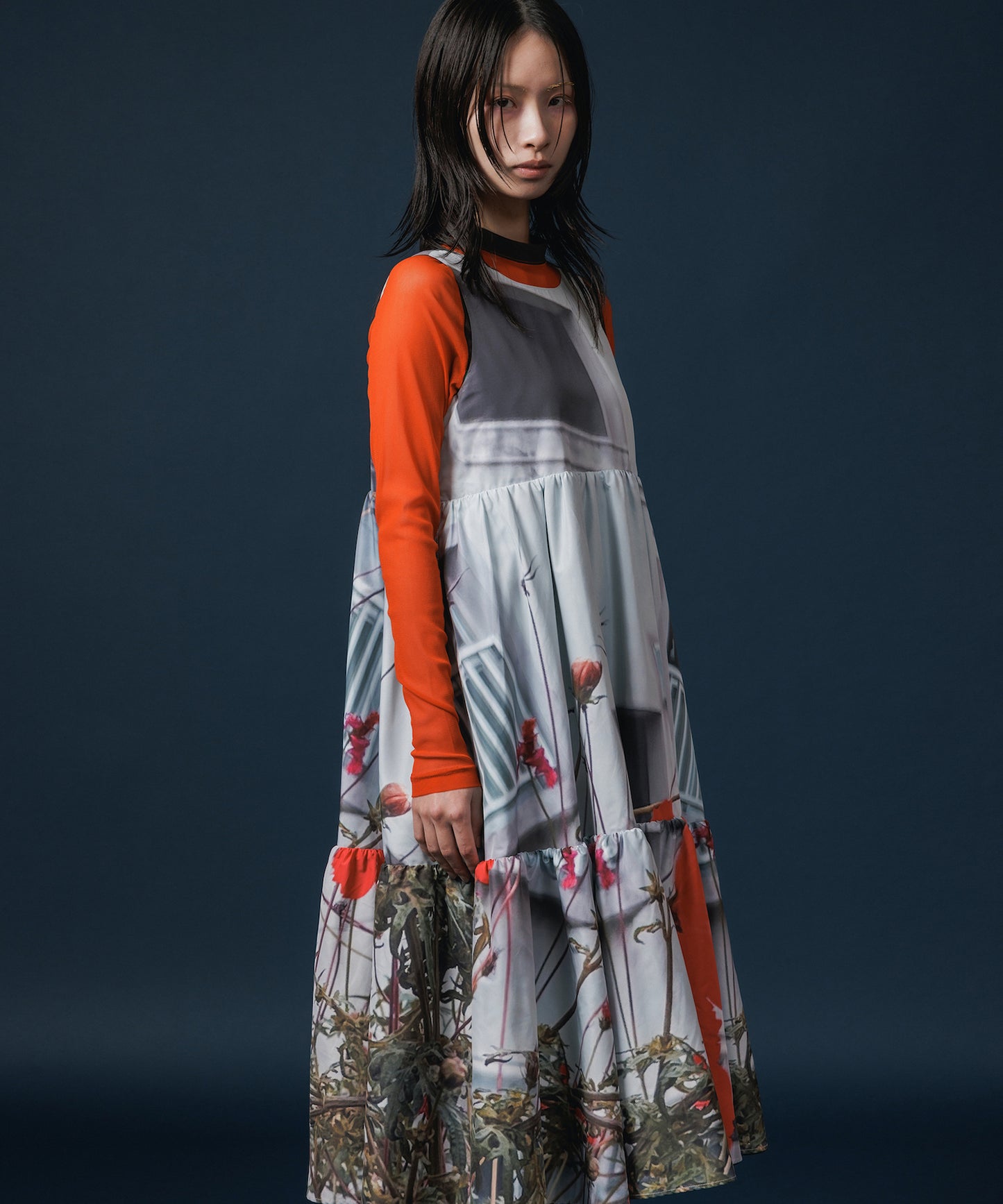 REVERSIBLE GATHER ONE-PIECE 【納期8月下旬】