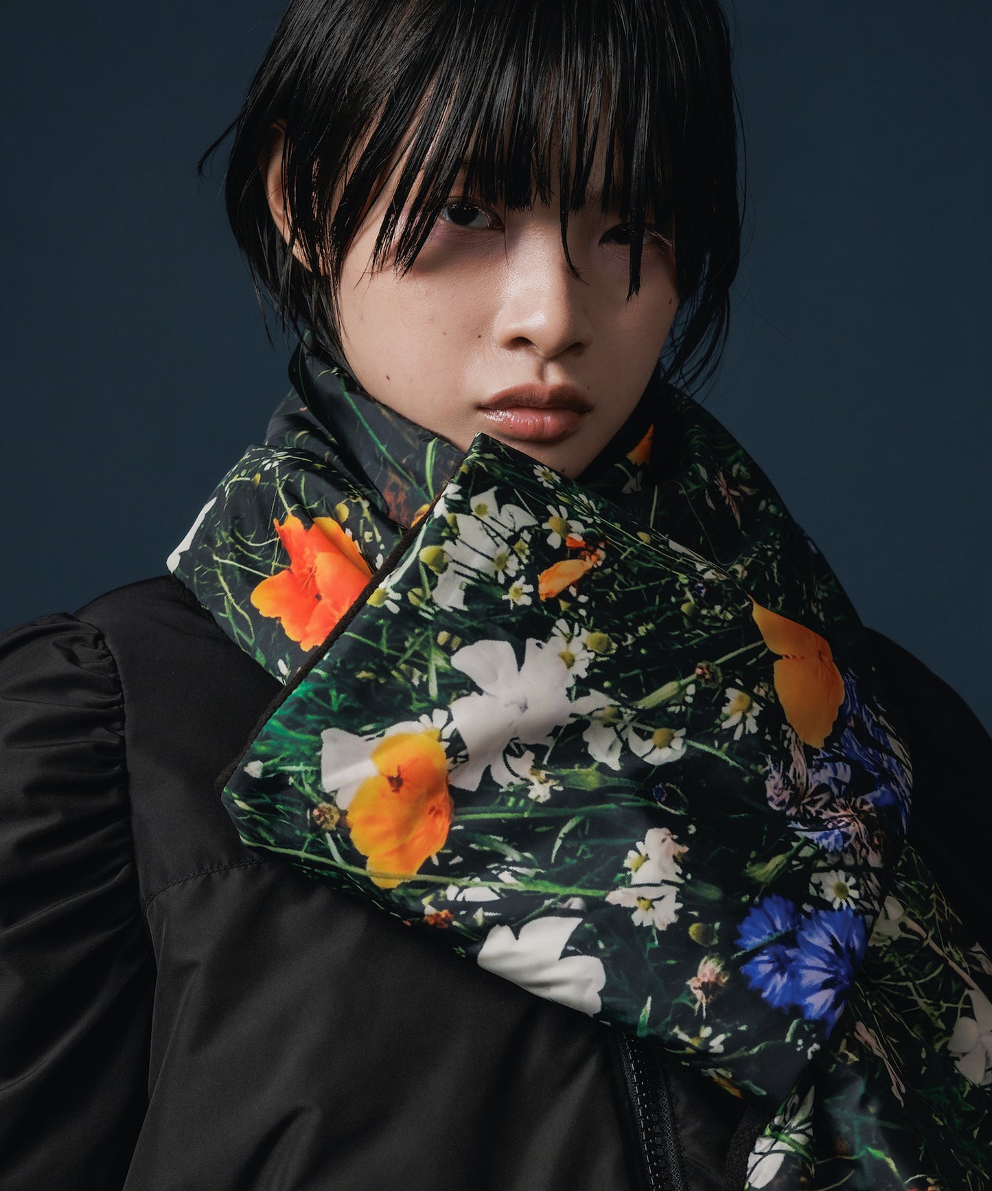 PRINT PADDING MUFFLER【納期10月下旬】