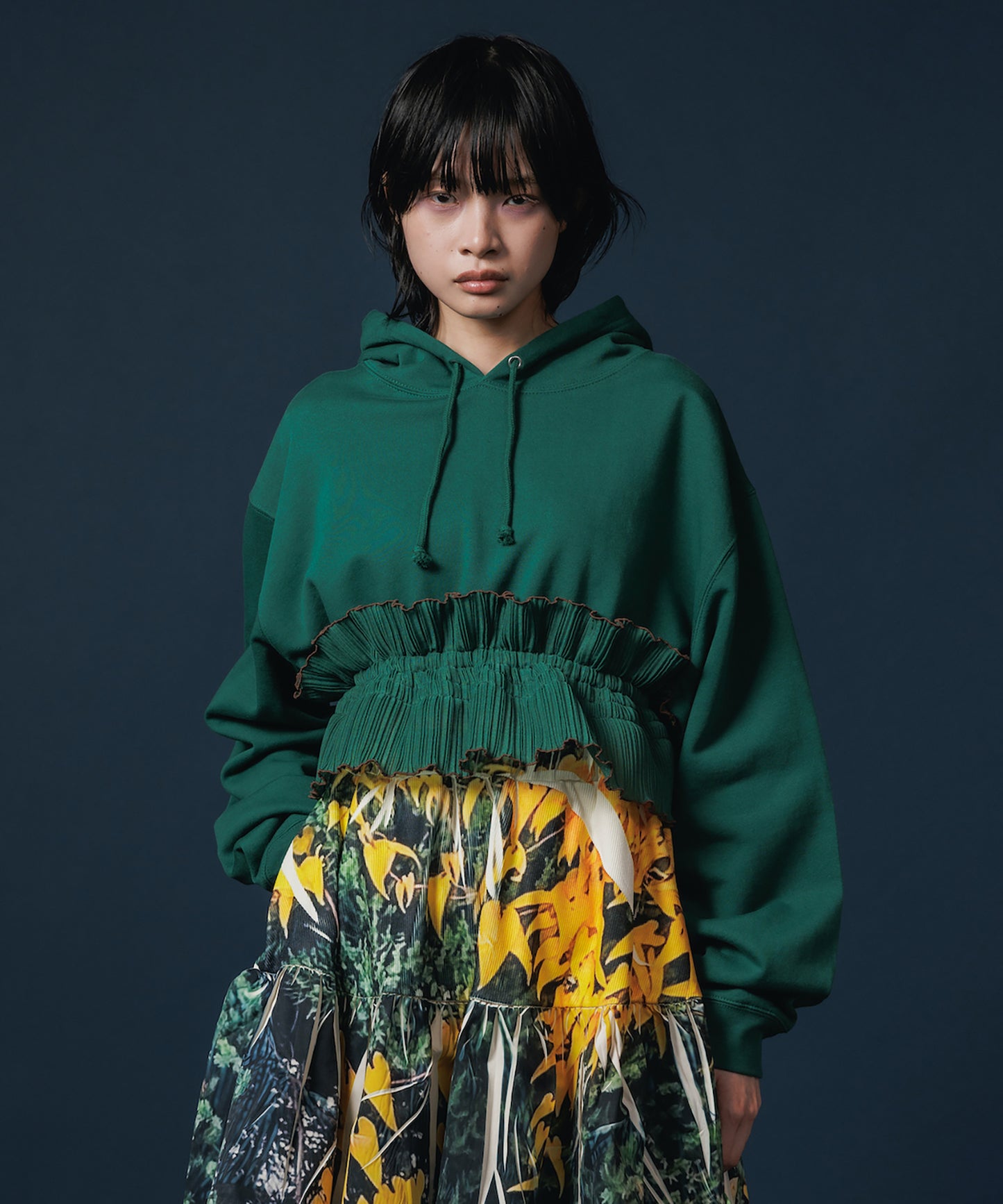 HEM FRILL PARKER【納期10月下旬】