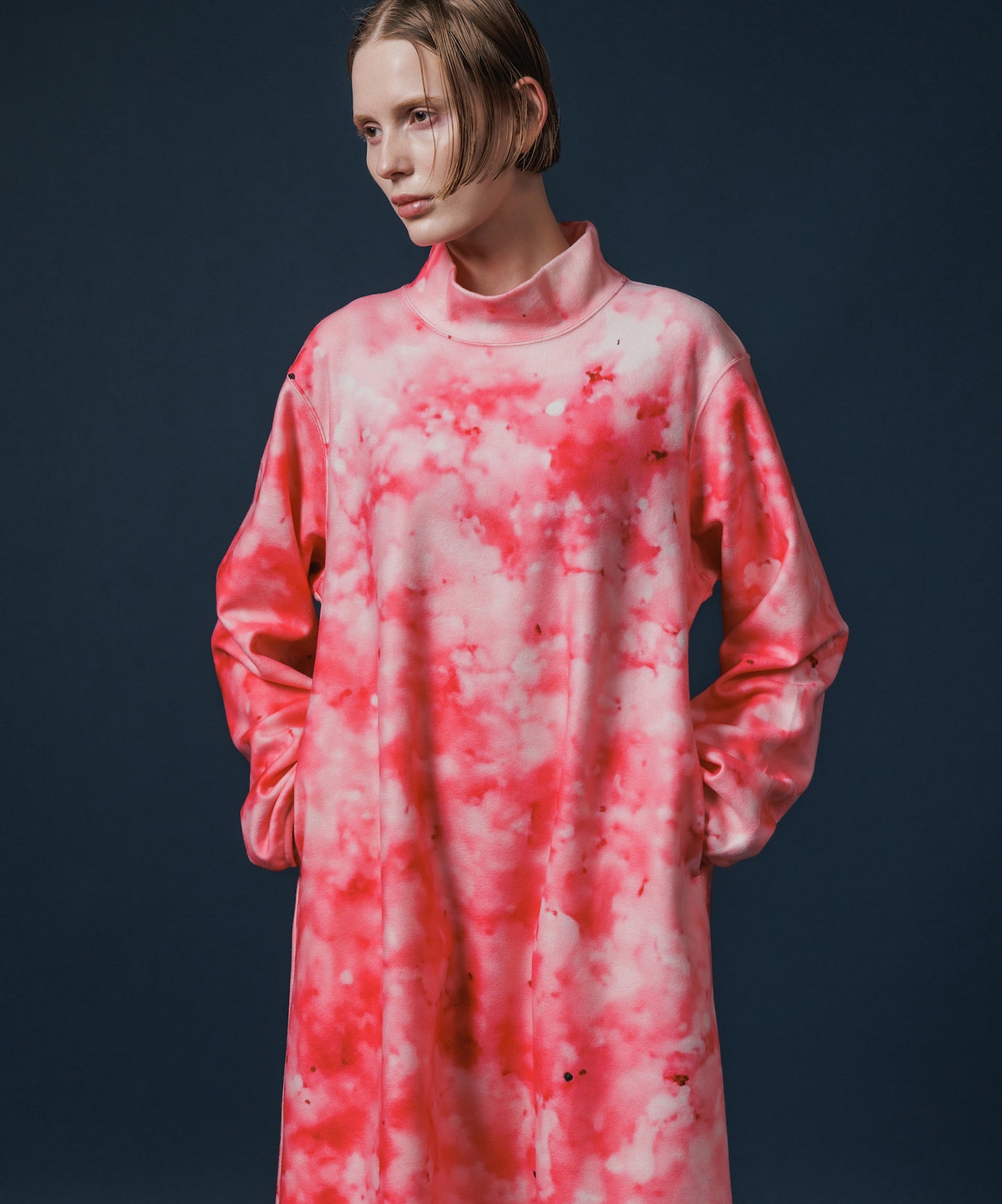 PRINT FLEECE ONE-PIECE【納期10月下旬】