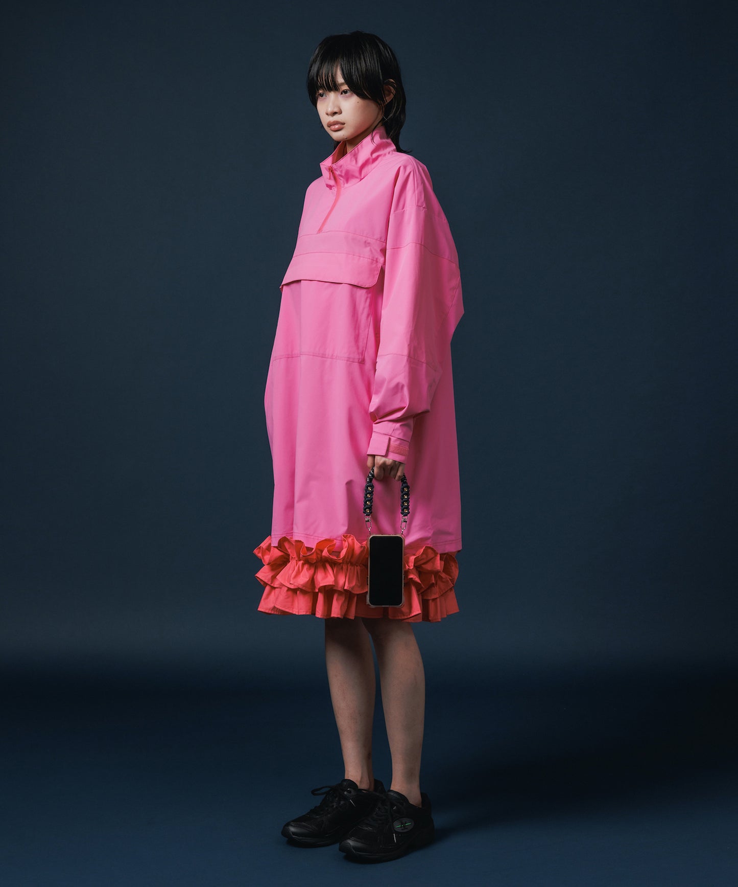 FRILL LAYER NYLONONE-PIECE 【納期9月下旬】
