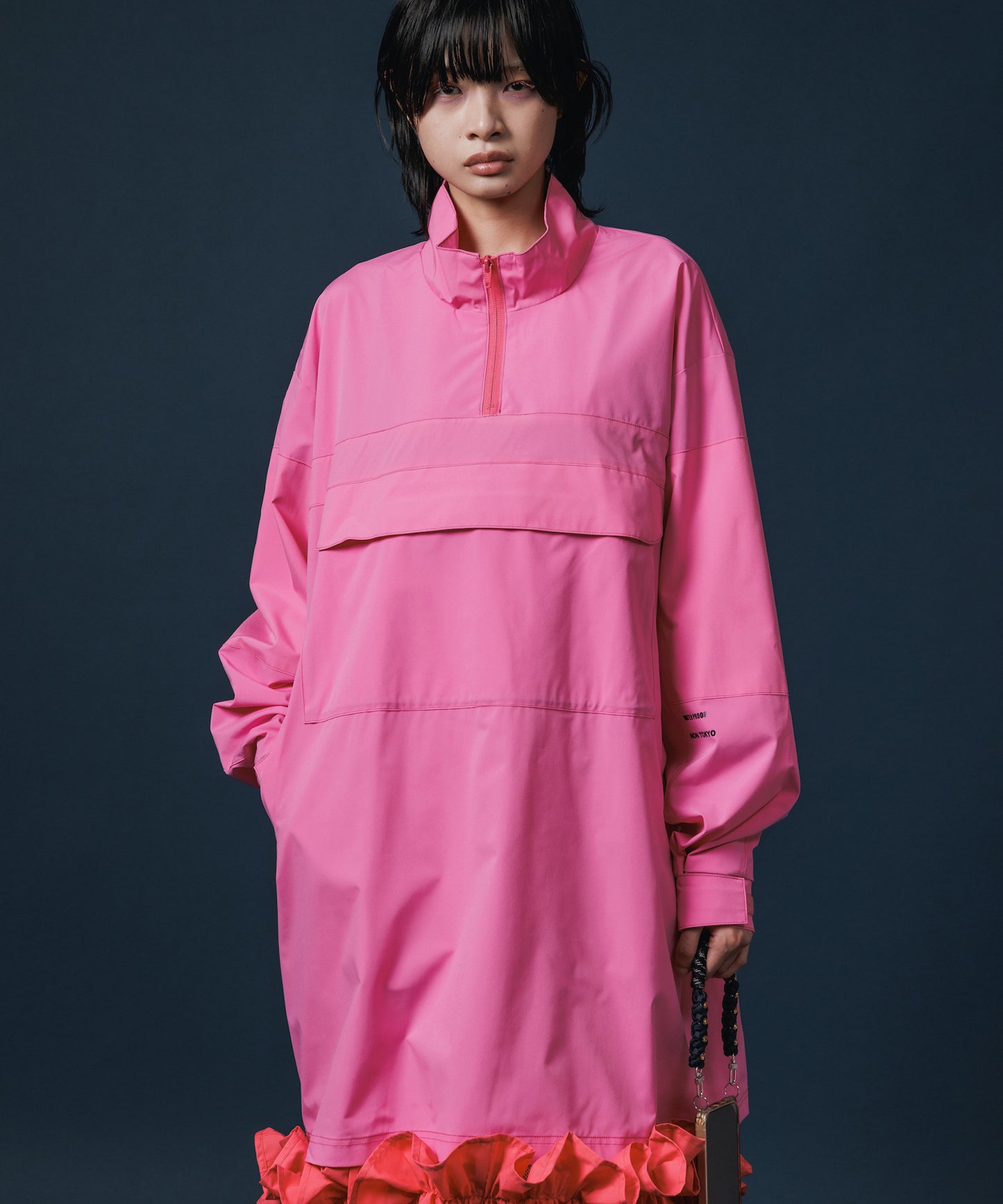 FRILL LAYER NYLONONE-PIECE 【納期9月下旬】