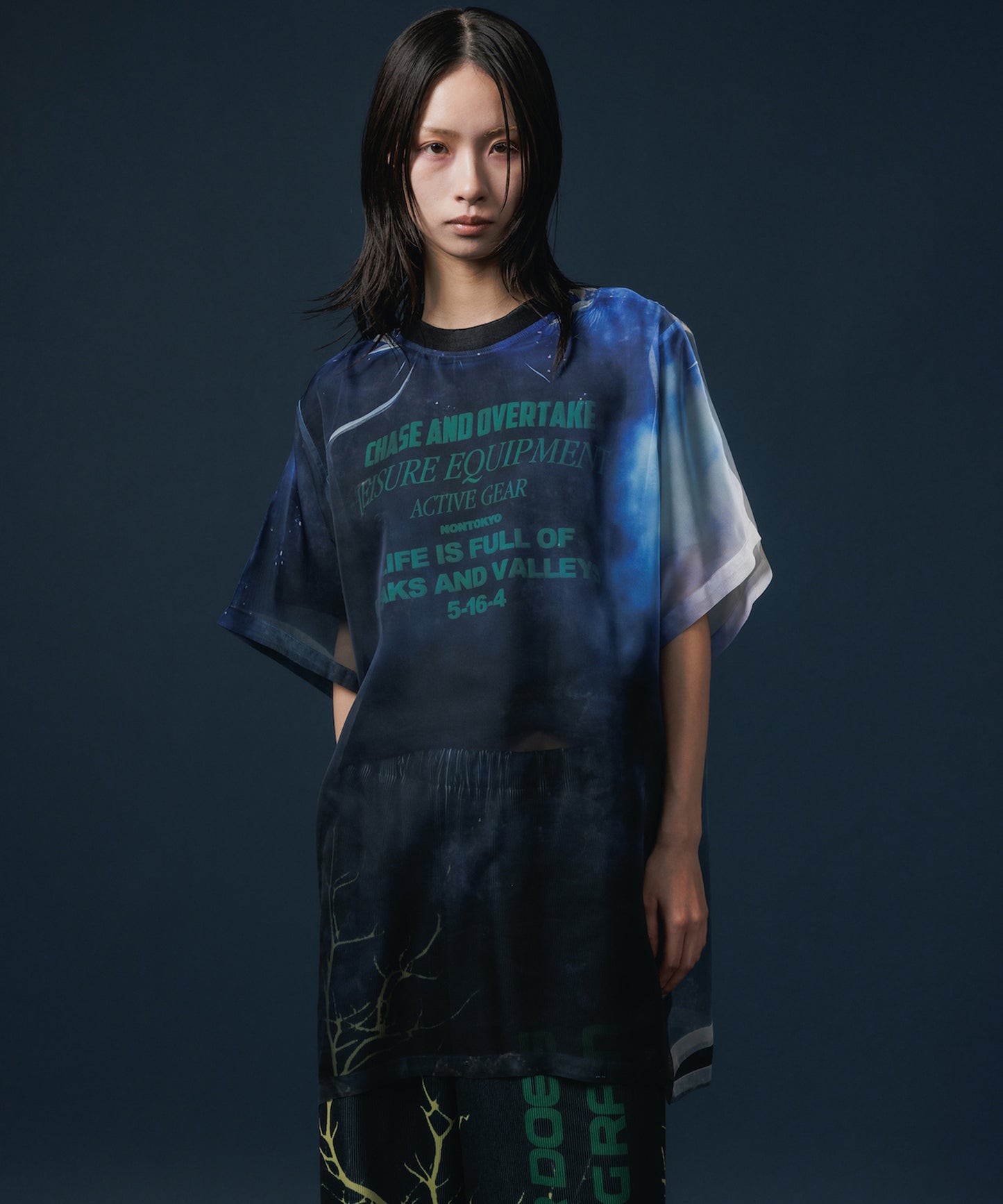 DIRECT PRINT SHEER T-SHIRT 【納期8月下旬】