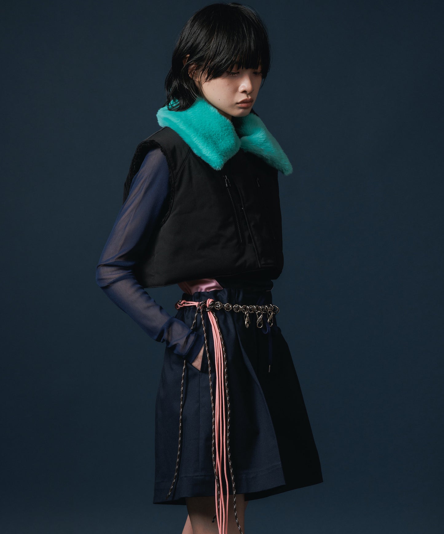 REVERSIBLE DONKEY VEST【納期10月下旬】