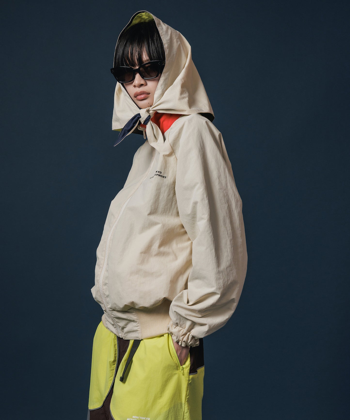 REVERSIBLE SWITCHING BLOUSON & SCARF 【納期9月下旬】