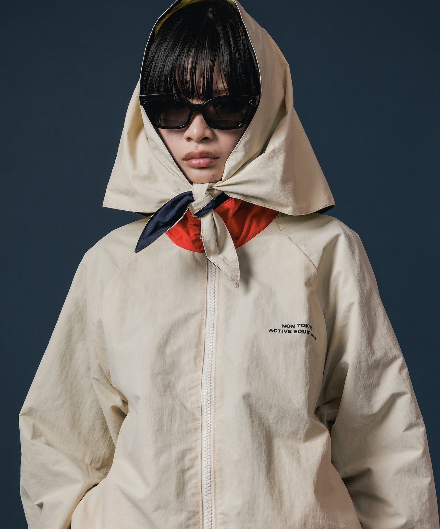 REVERSIBLE SWITCHING BLOUSON & SCARF 【納期9月下旬】