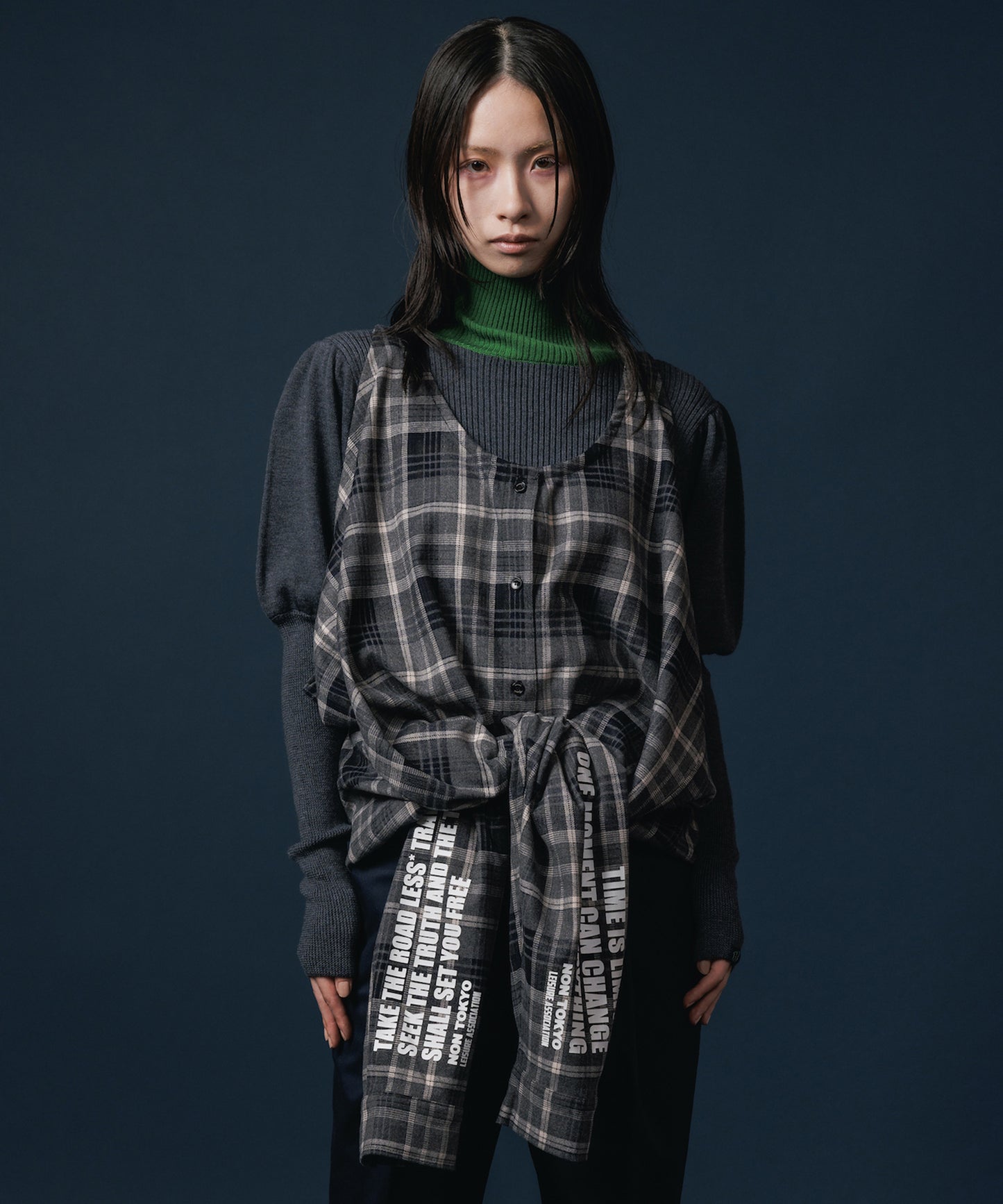 2WAY FLANNEL CHECK SHIRT【納期10月下旬】