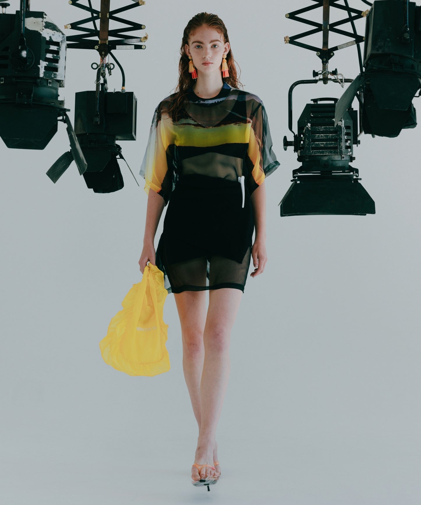 DIRECT PRINT SHEER T-SHIRT【納期4月下旬】