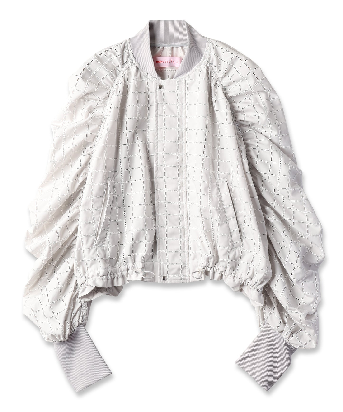 CHECK LACE BLOUSON / チェックレース ブルゾン 【納期8月中旬】