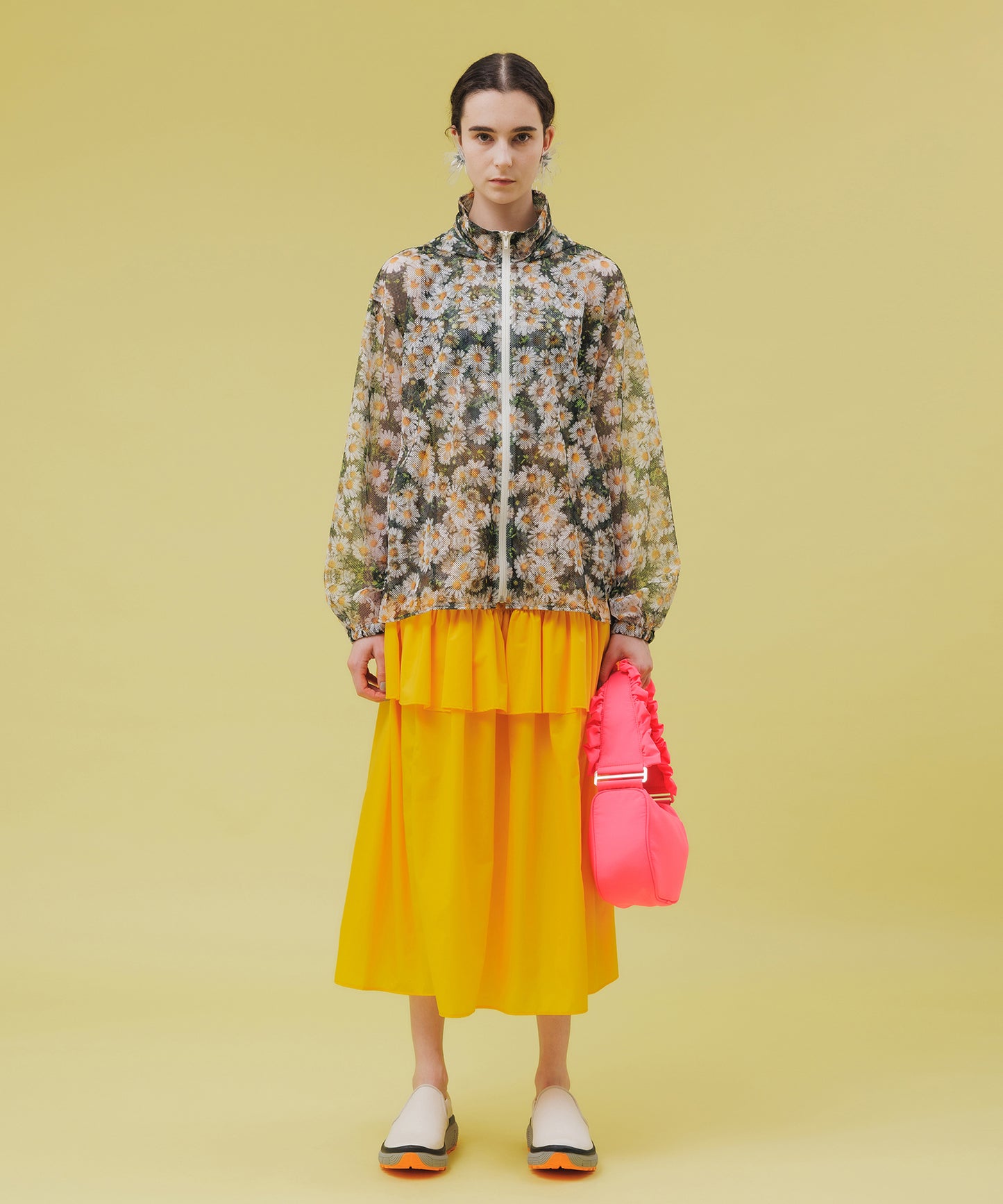 NYLON FRILL SKIRT【納期2月下旬】