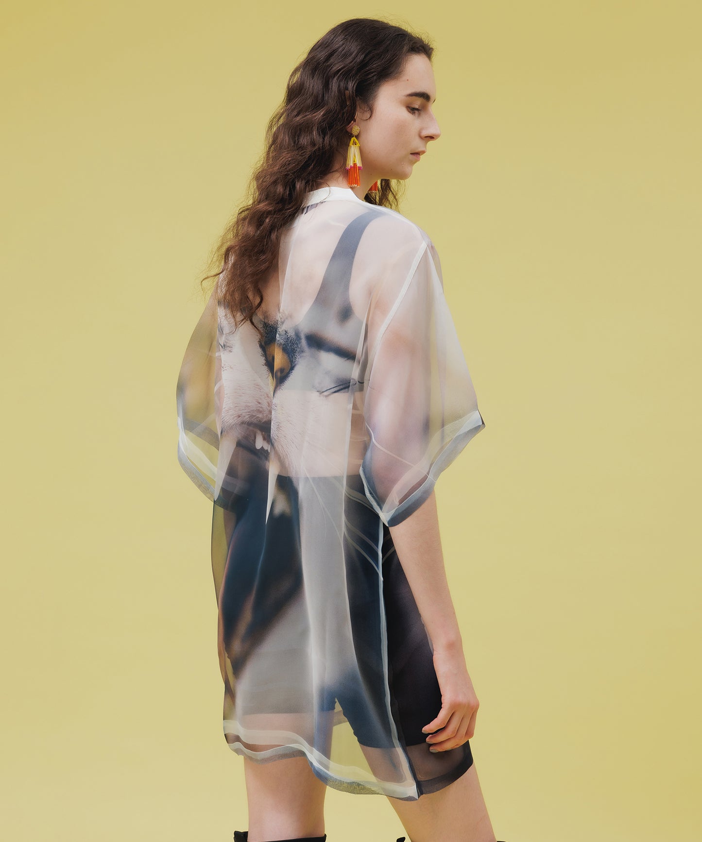 DIRECT PRINT SHEER T-SHIRT【納期4月下旬】
