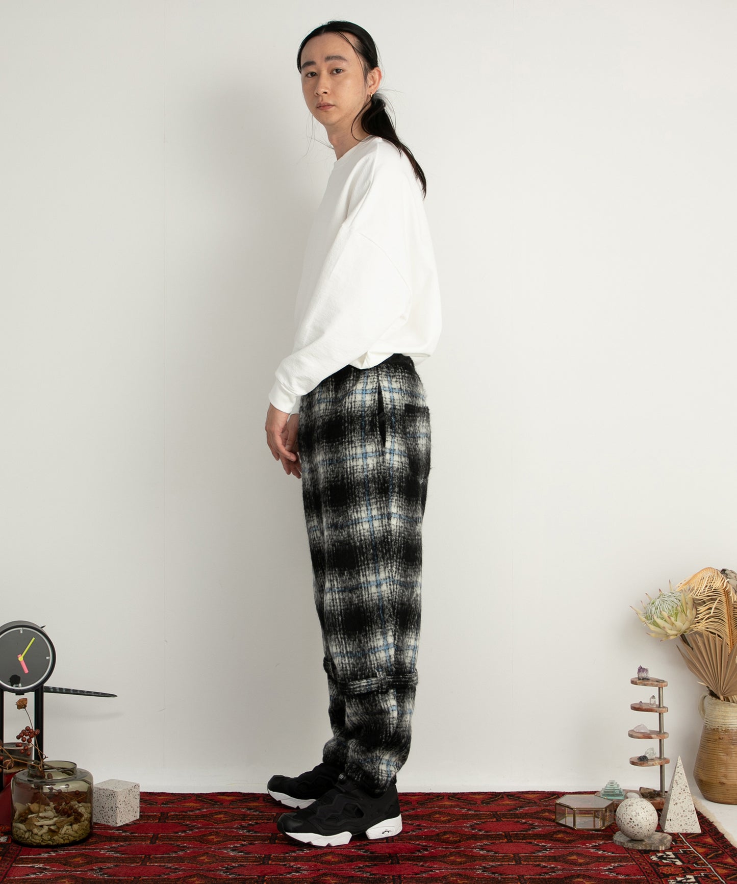 Wool Shaggy Bontage Pants