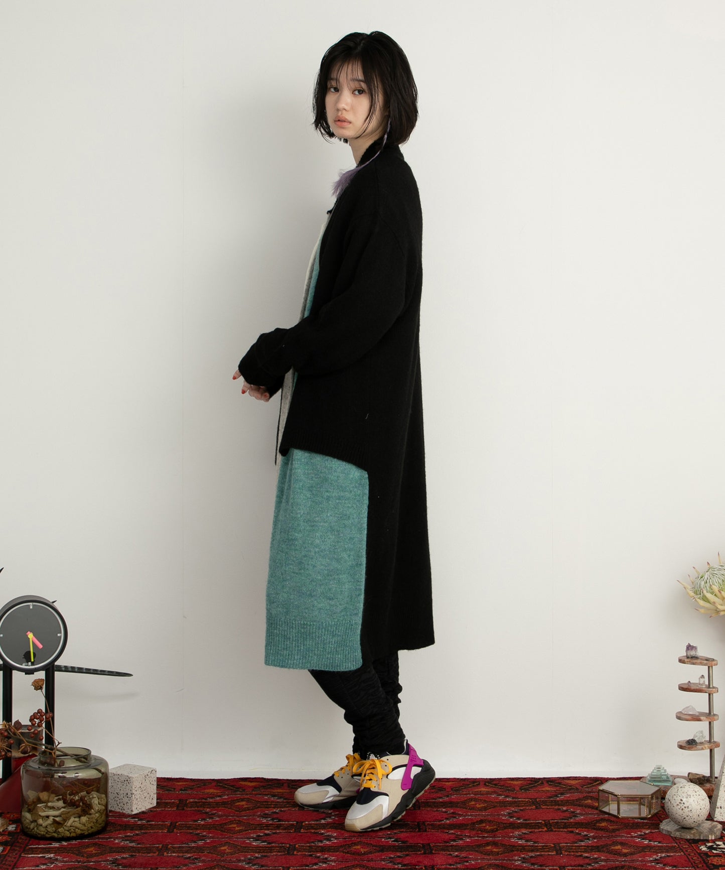 Mohair Layer Light Knit Coat