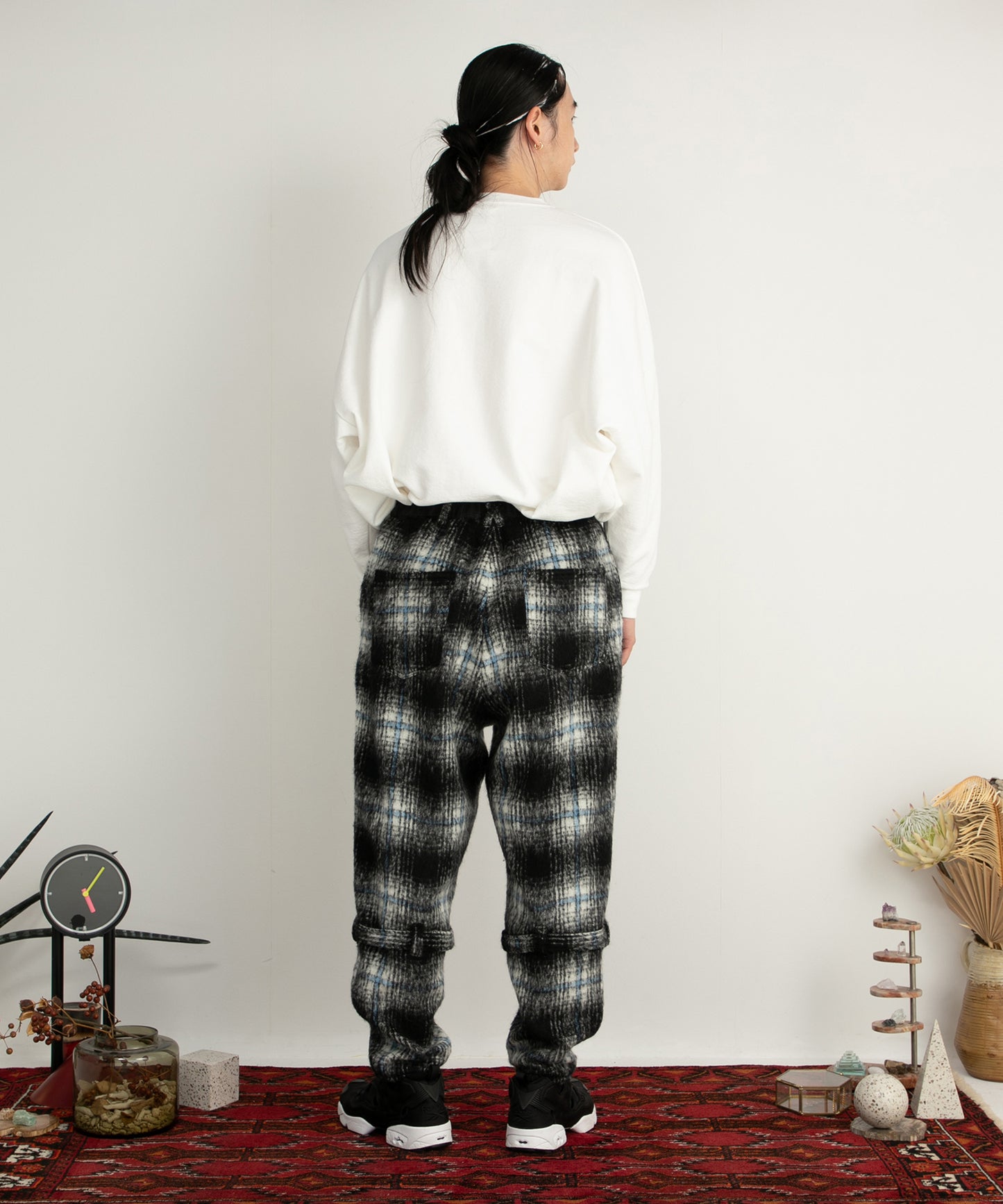 Wool Shaggy Bontage Pants