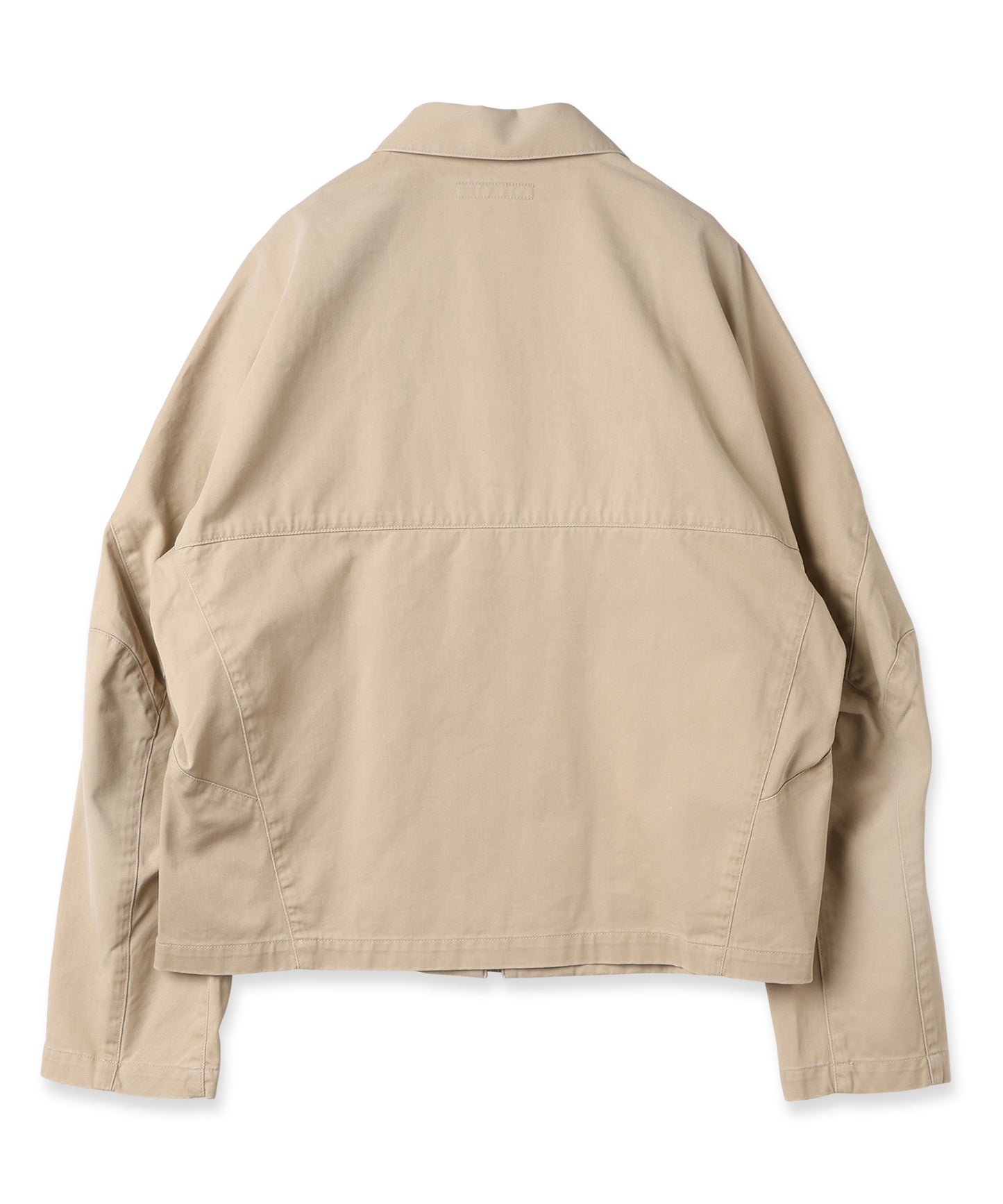 DRAPING CHINO ZIPJACKET
