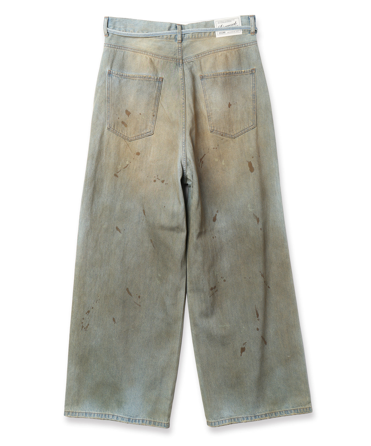 CRASH DENIM PANTS