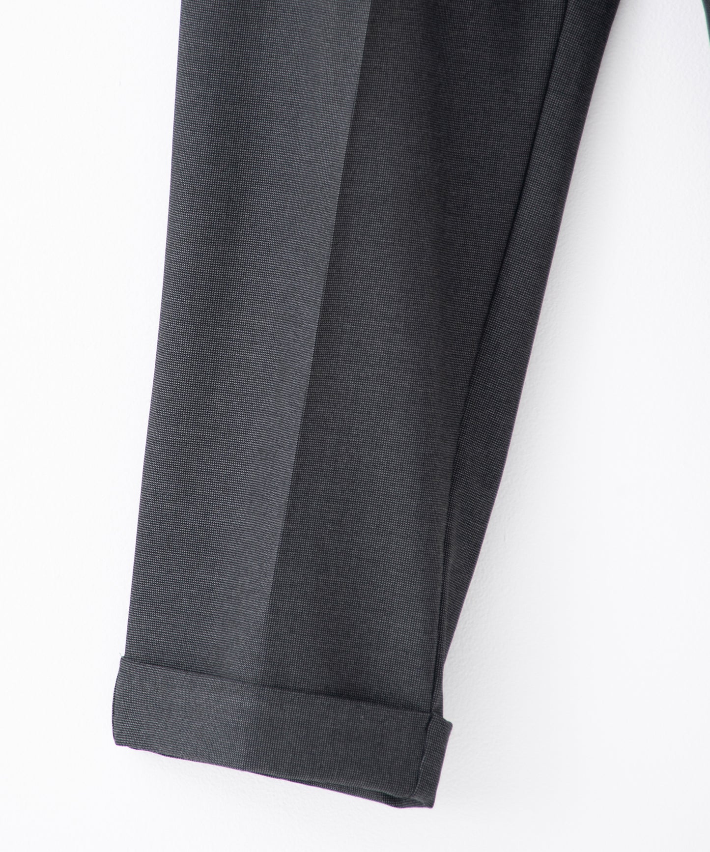 gabardine two-tuck slacks