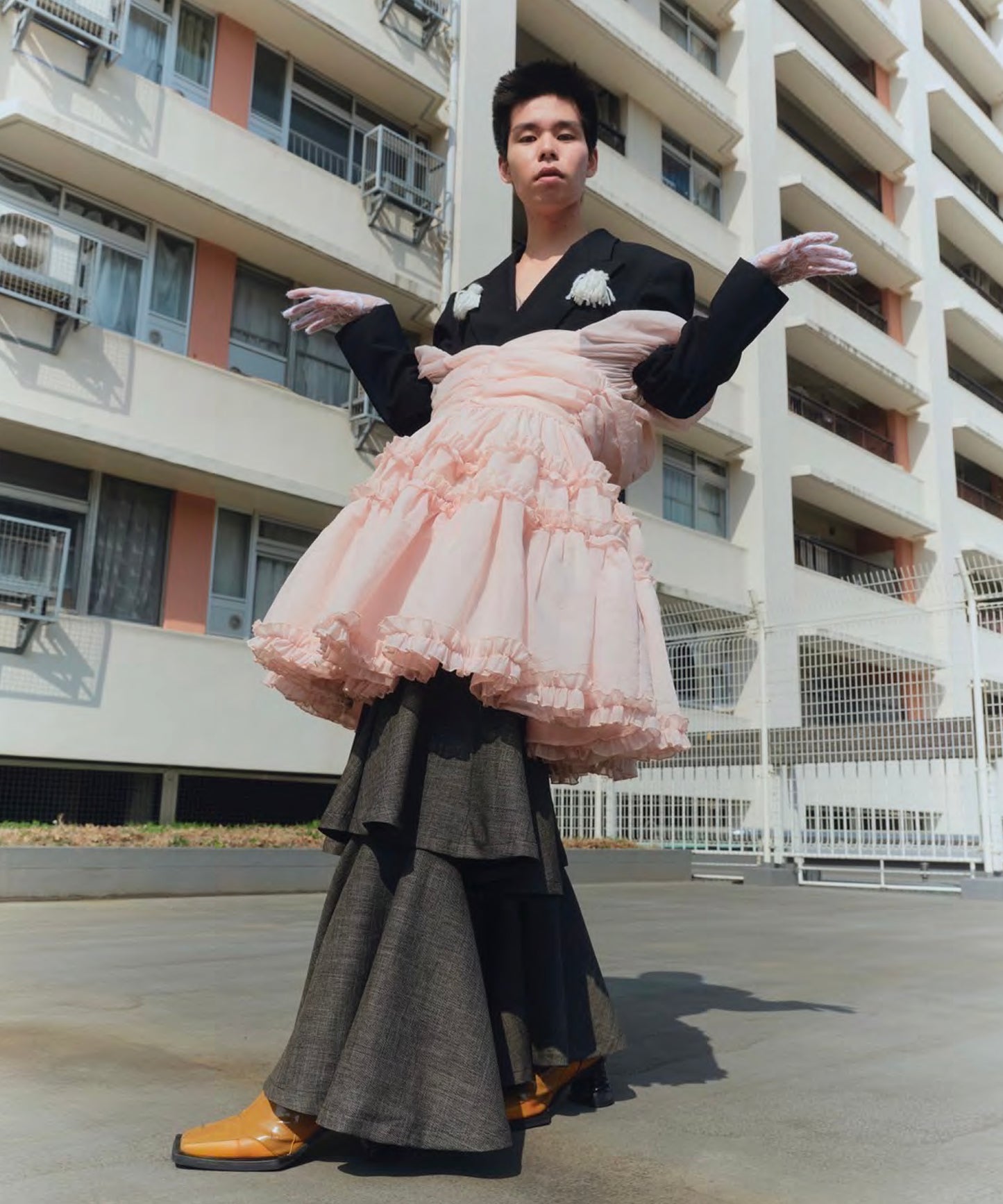 【 Marche Fleur 】Frill Skirt Pants