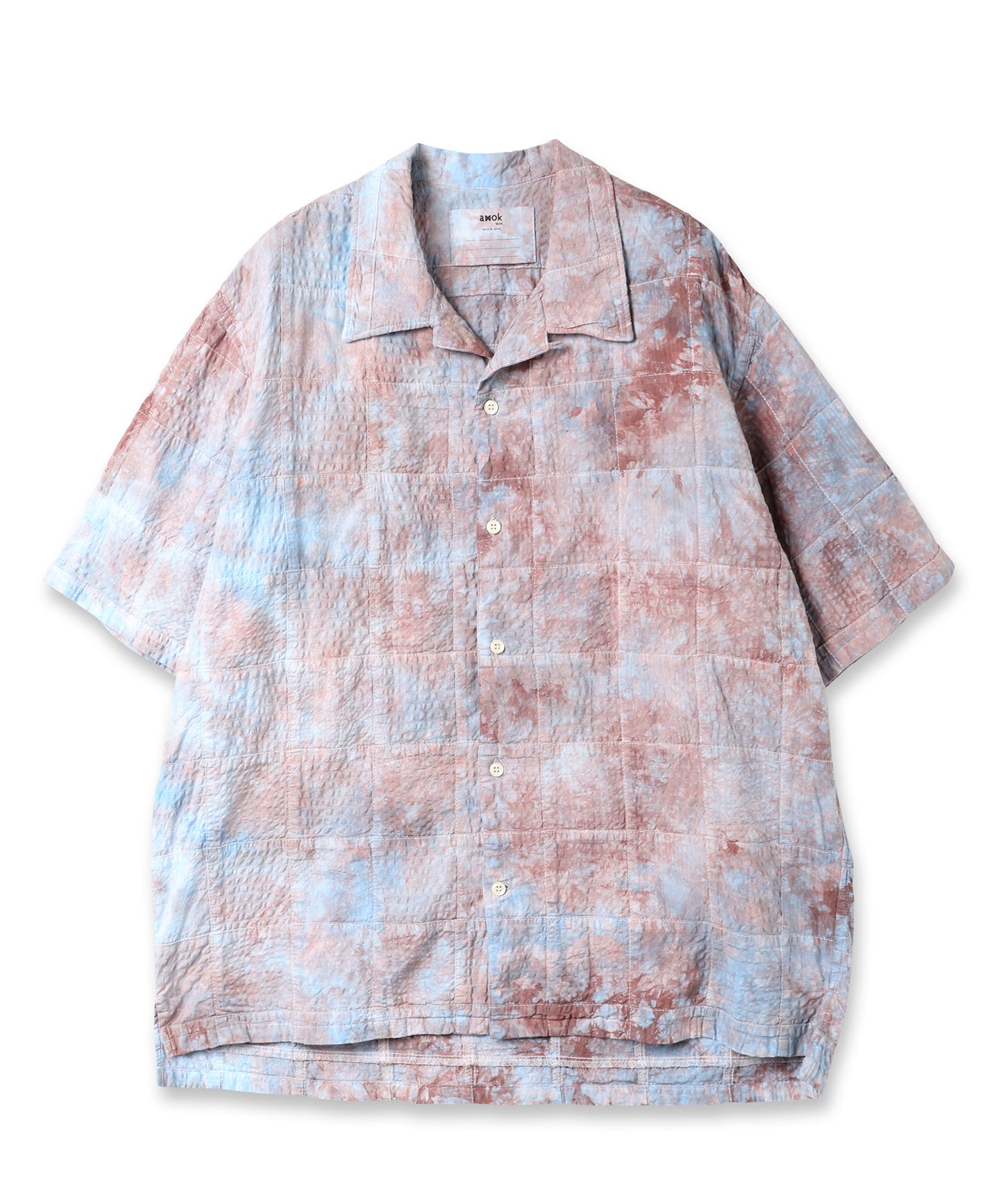 TIE-DYE PATCHWORK SHIRT 納期3月中旬