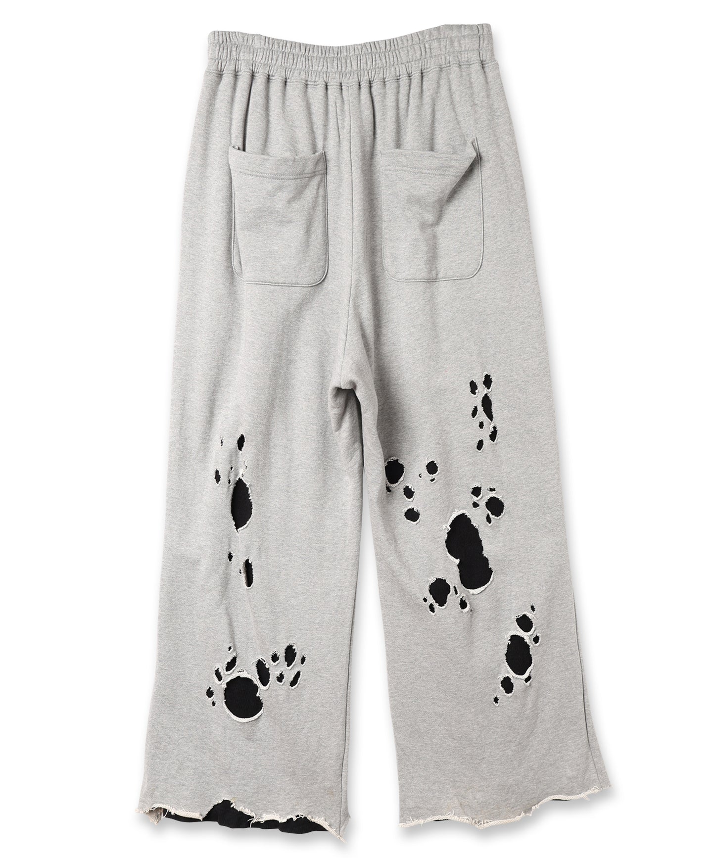 DAMAGE LAYERED SWEAT PANTS