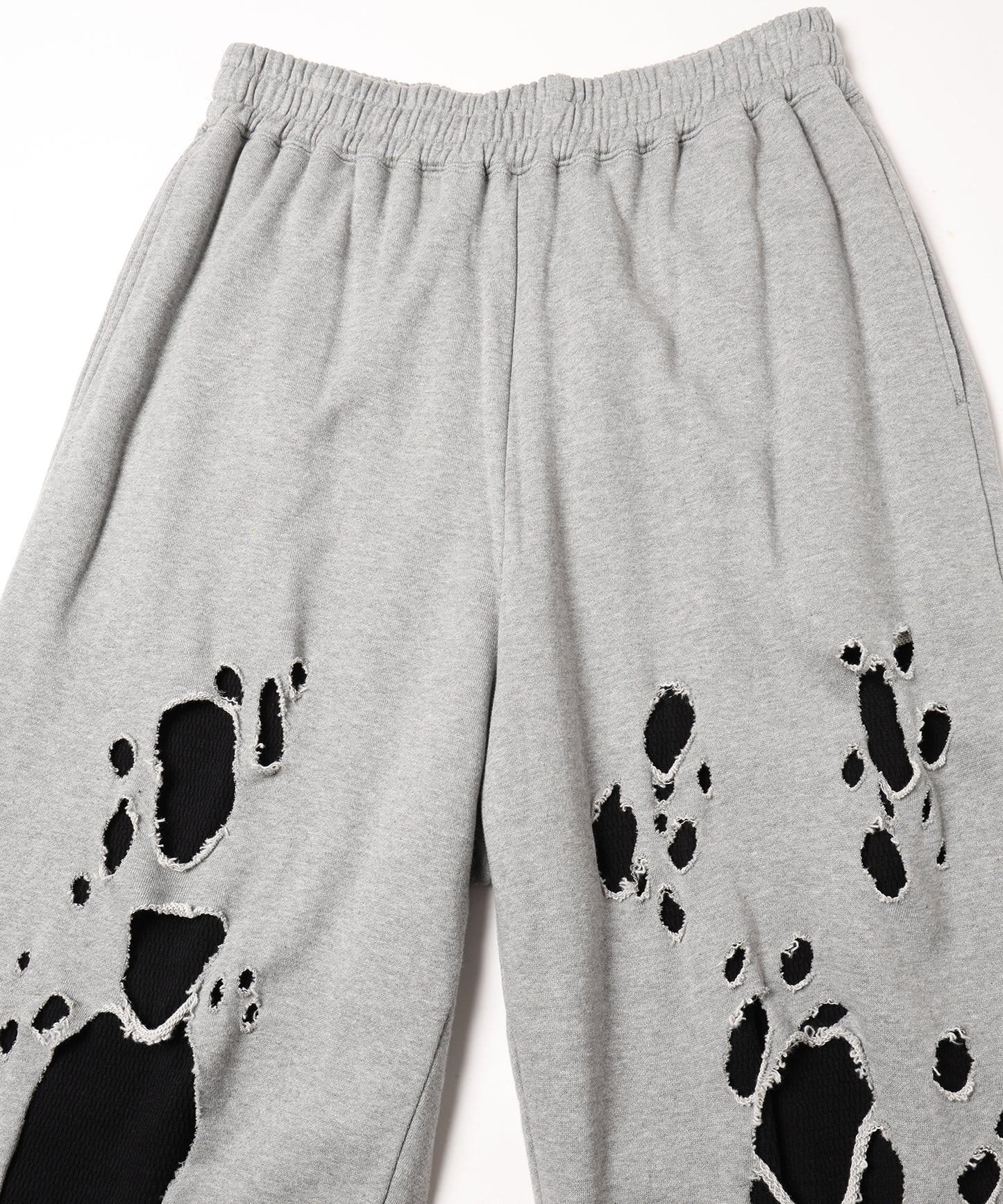 DAMAGE LAYERED SWEAT PANTS