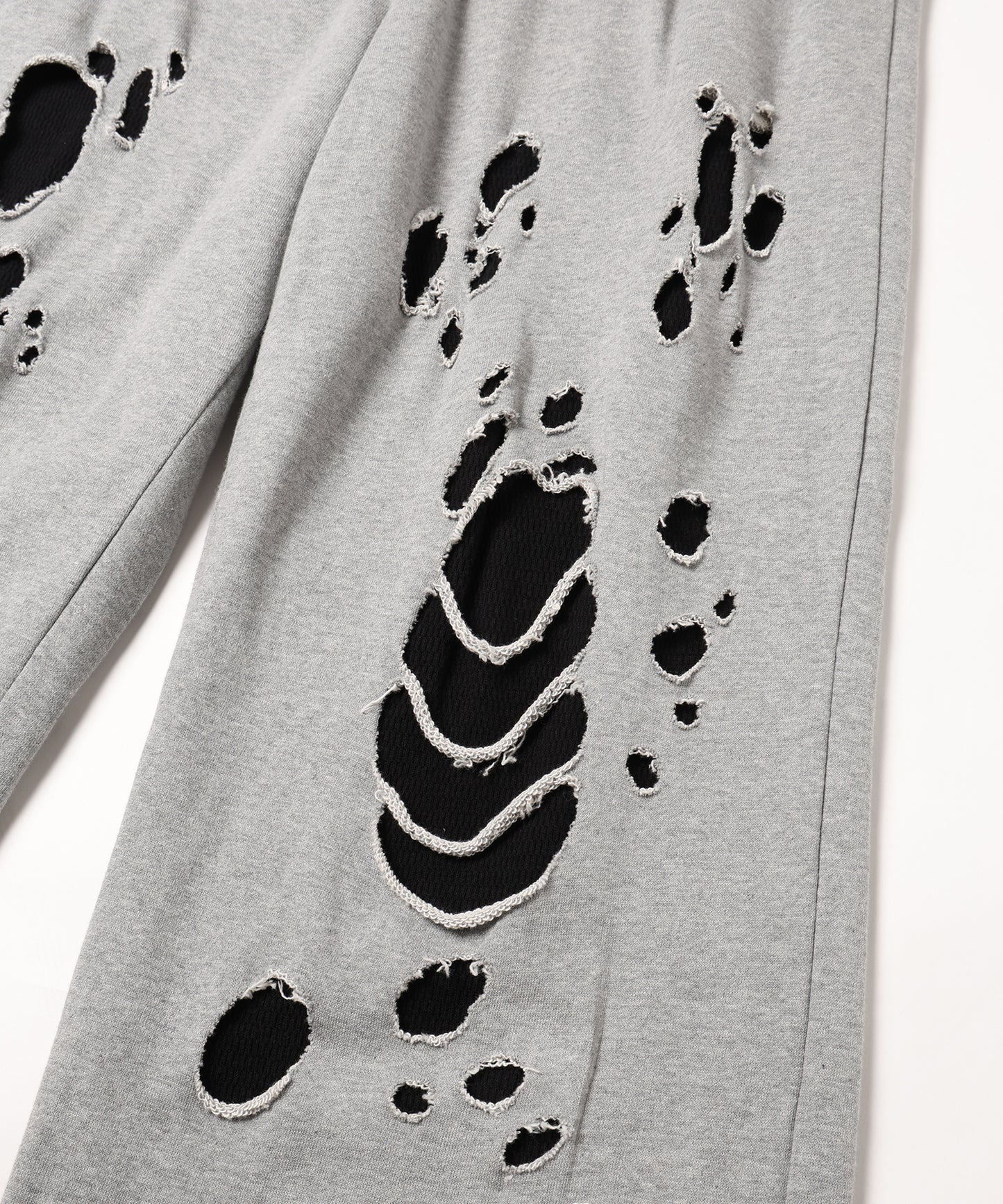 DAMAGE LAYERED SWEAT PANTS