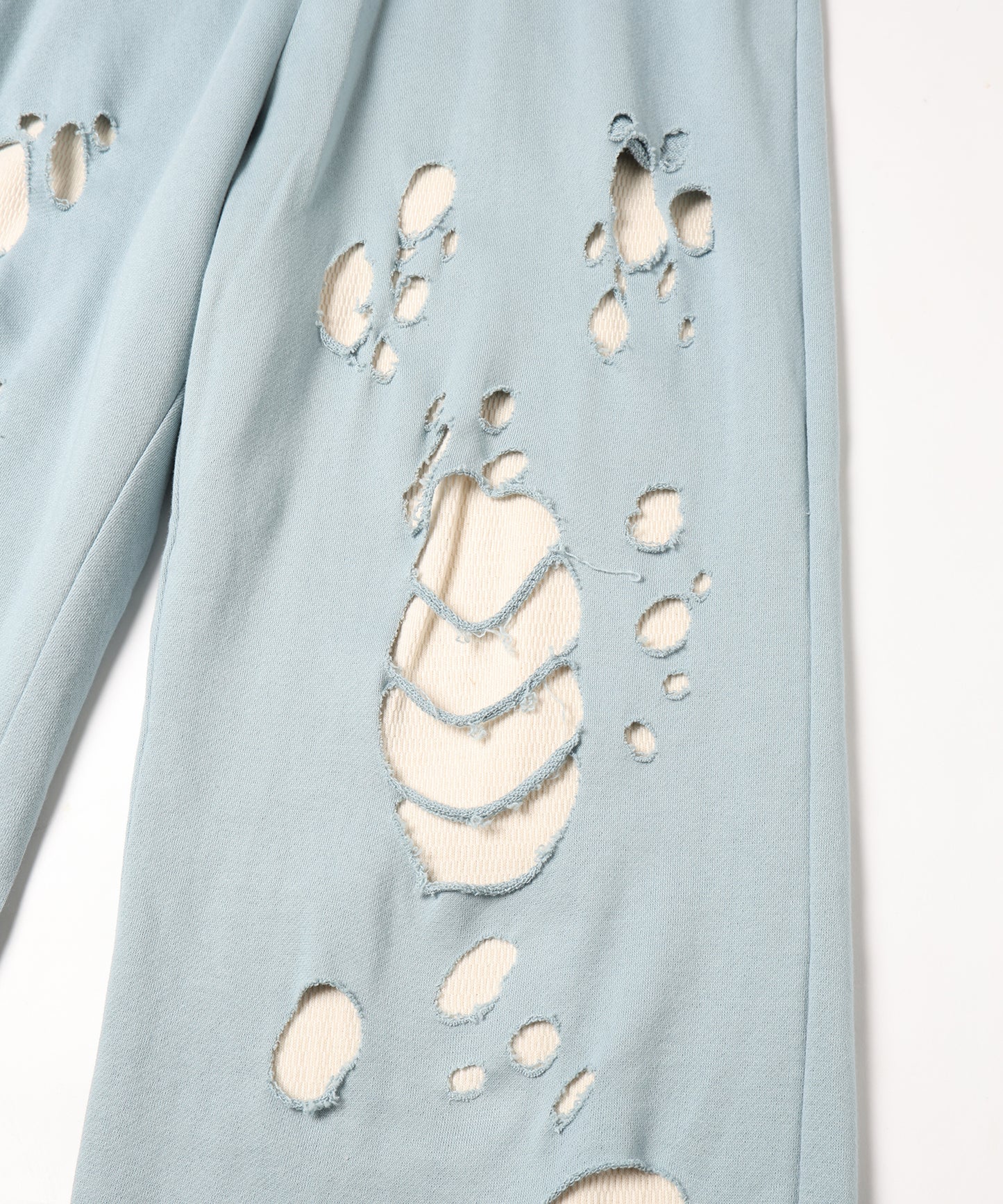 DAMAGE LAYERED SWEAT PANTS
