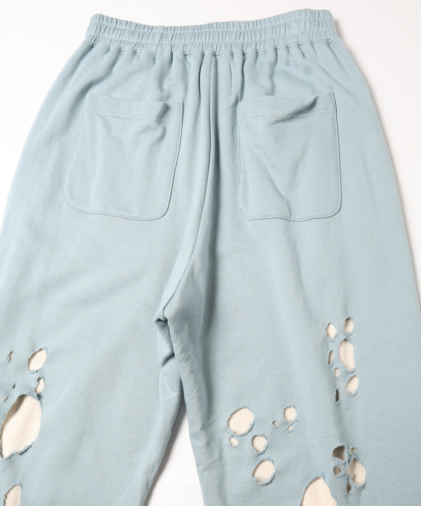 DAMAGE LAYERED SWEAT PANTS