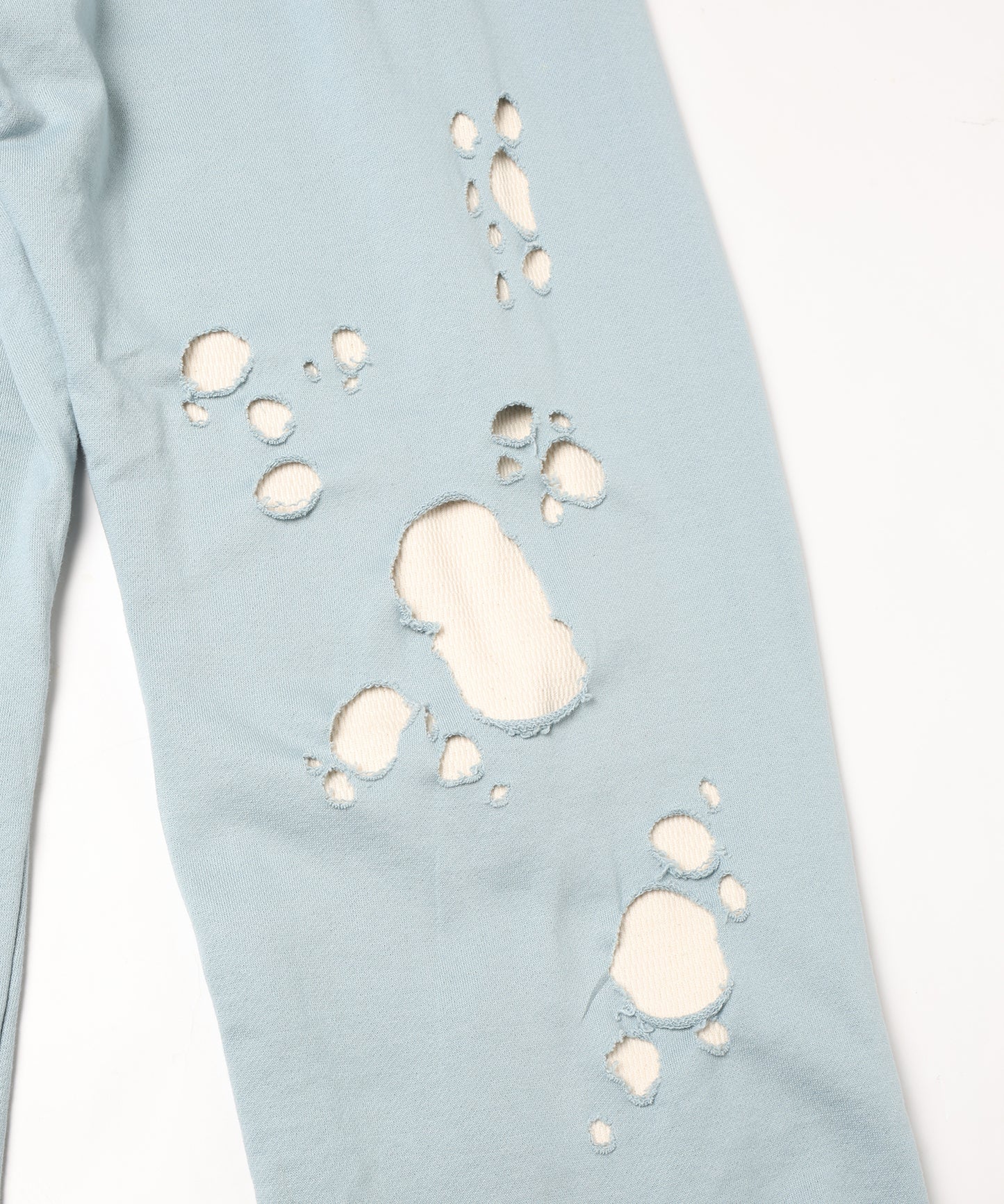 DAMAGE LAYERED SWEAT PANTS