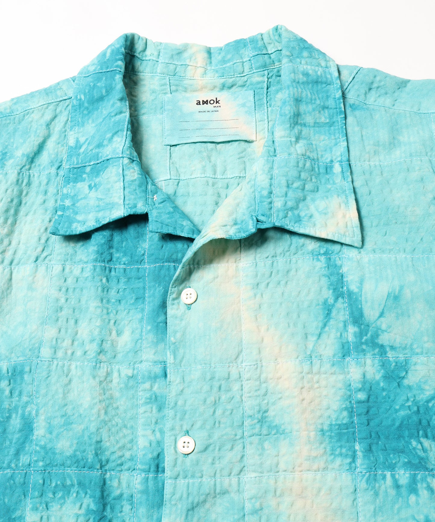 TIE-DYE PATCHWORK SHIRT 納期3月中旬