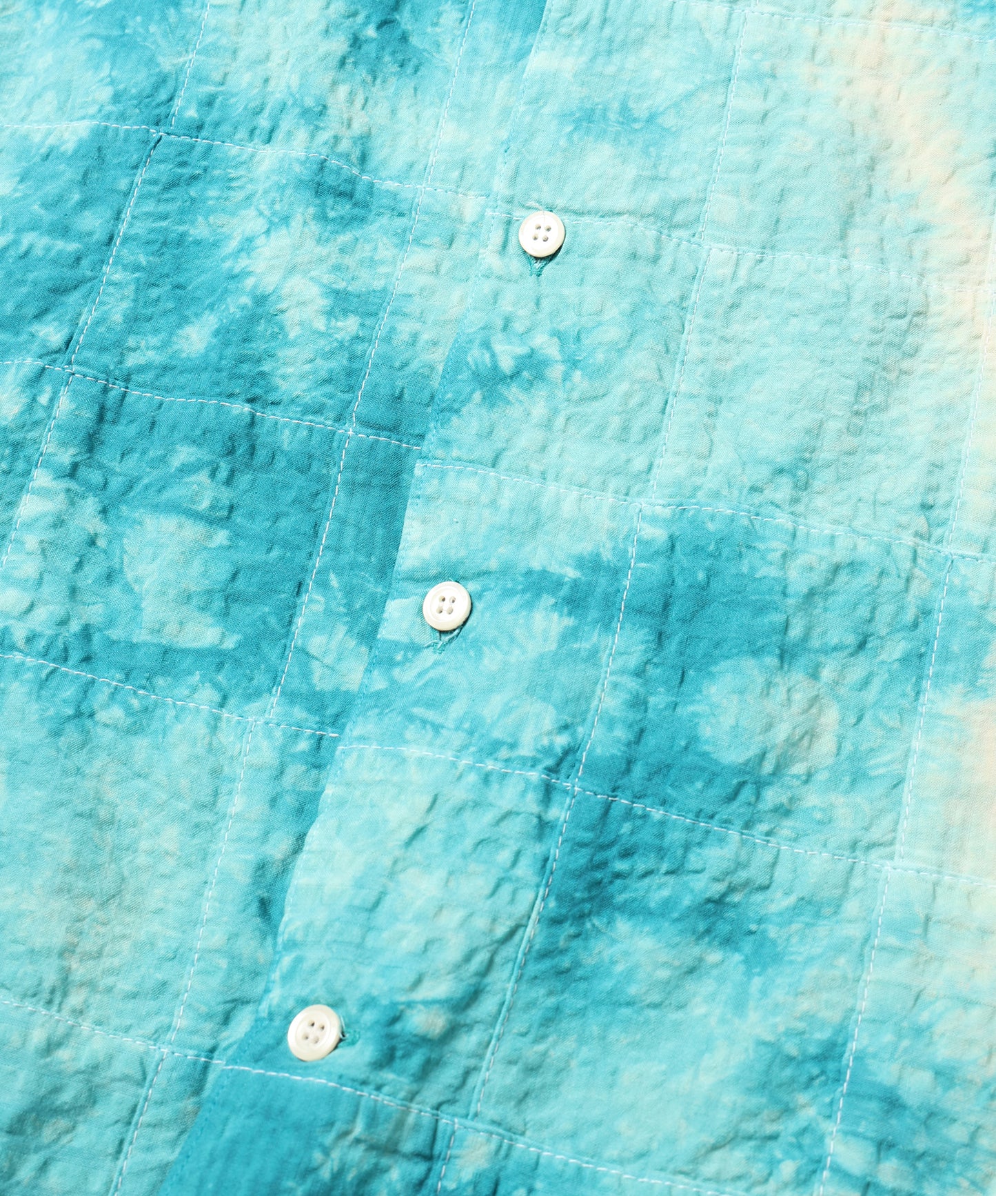 TIE-DYE PATCHWORK SHIRT 納期3月中旬