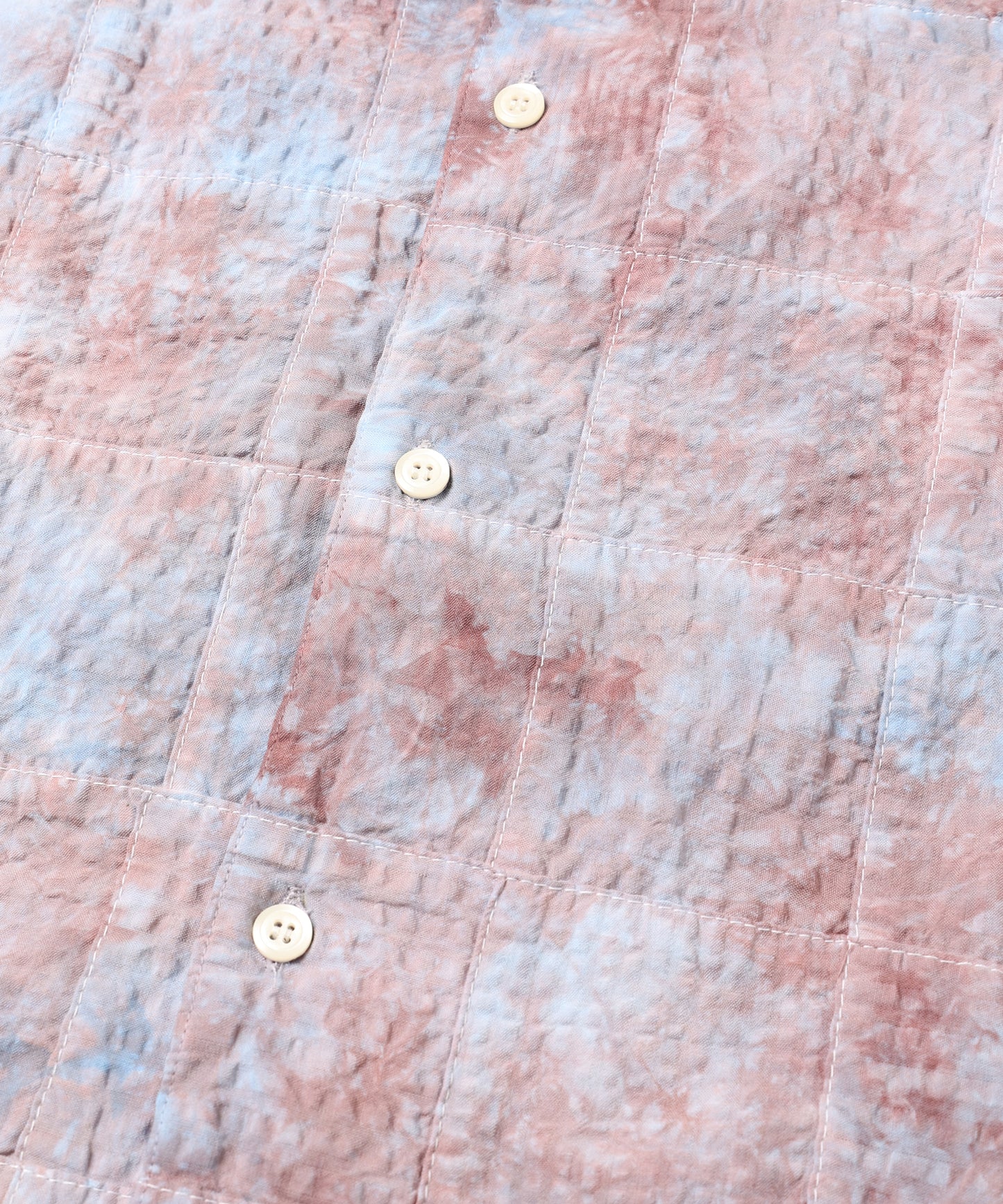 TIE-DYE PATCHWORK SHIRT 納期3月中旬
