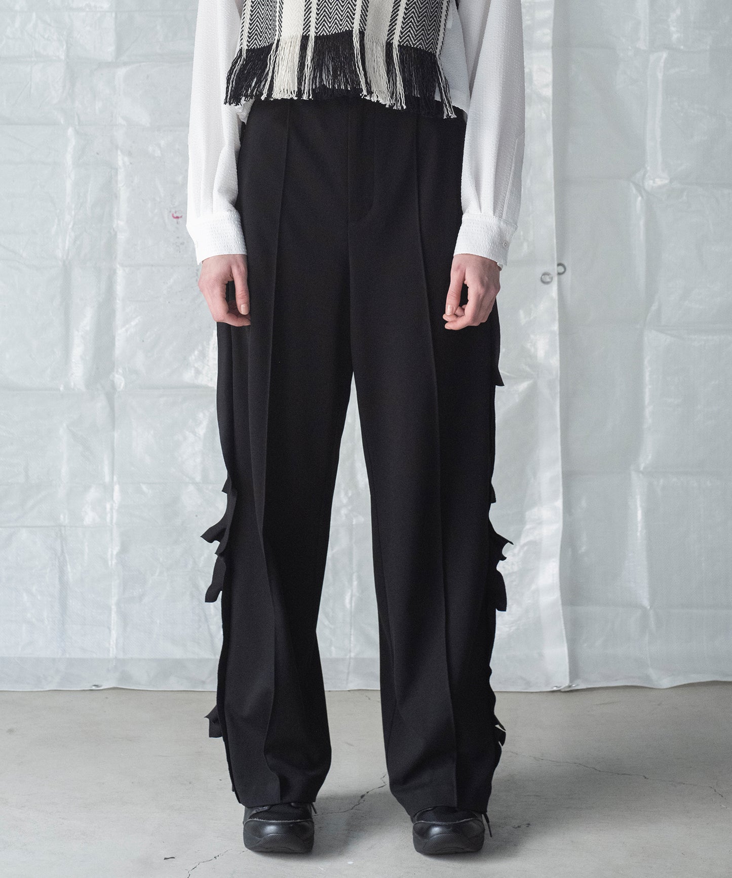 SQUARE FRILL PANTS / スクエアフリルパンツ 【納期6月中旬】