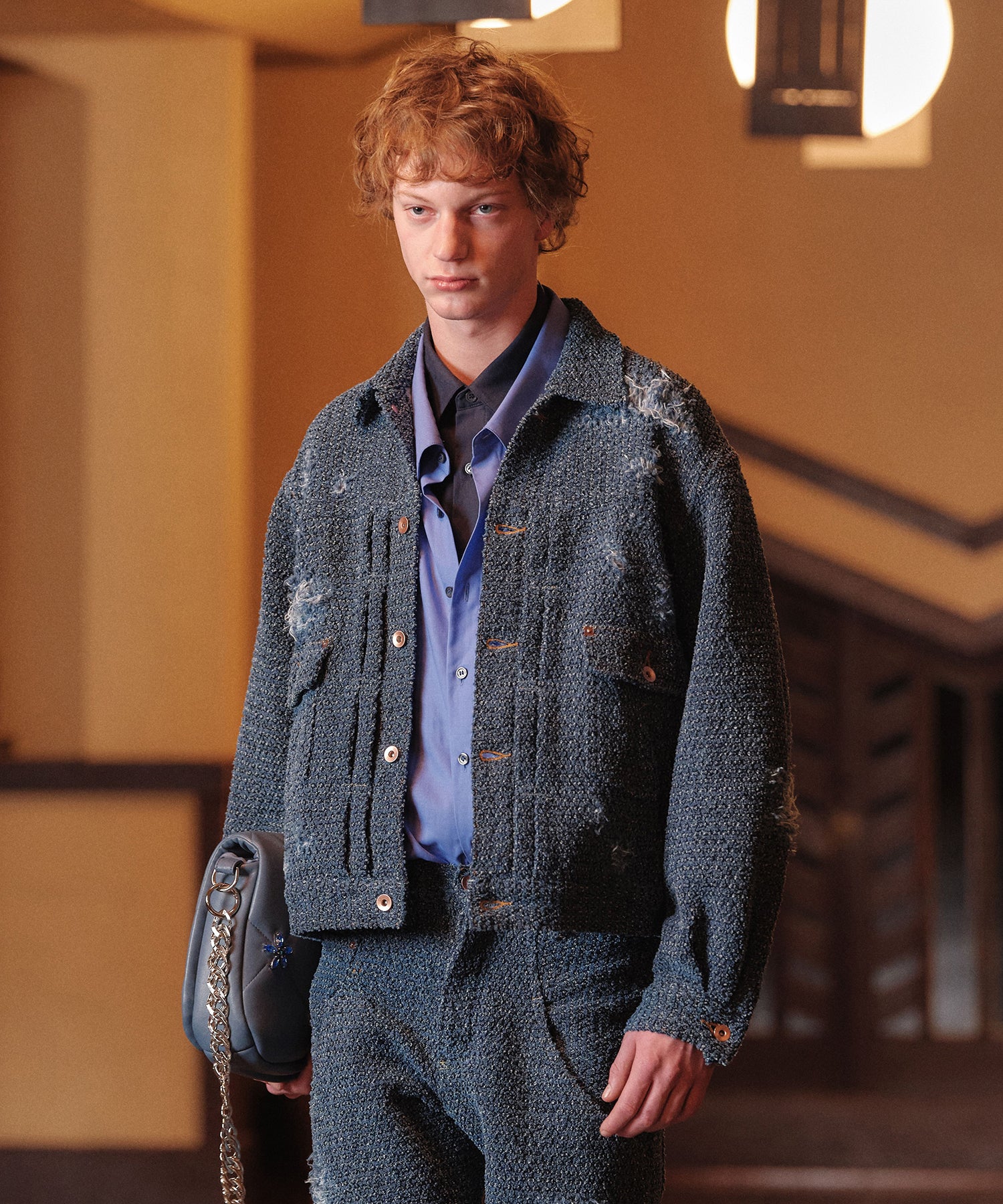 PUNCHING DENIM JACKET – ANLIO（アンリオ）