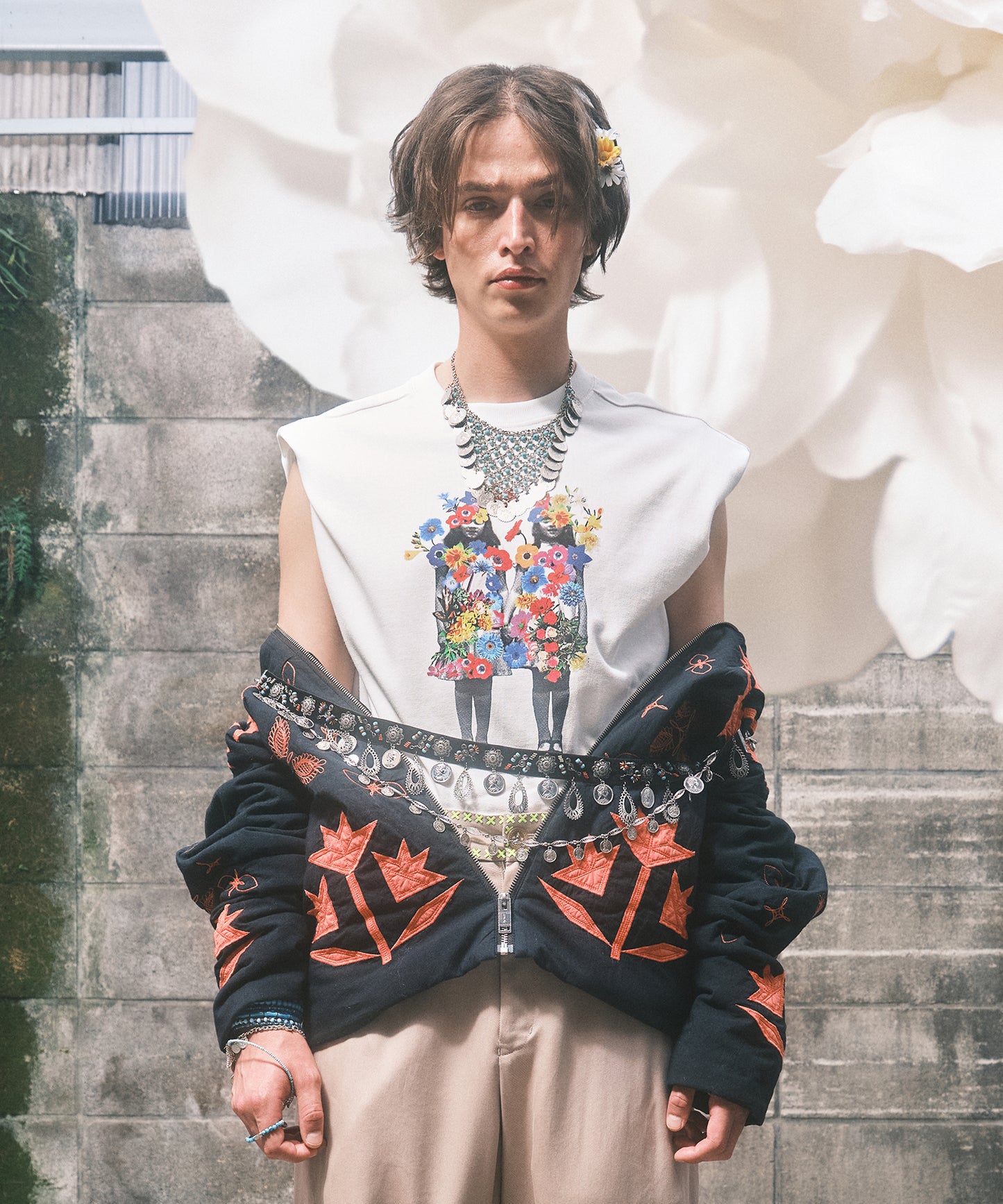 FLOWER QUILT JACKET【商品納期 1月下旬】