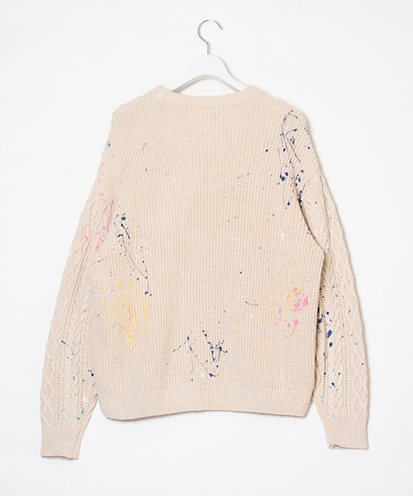 CABLE PAINT KNIT