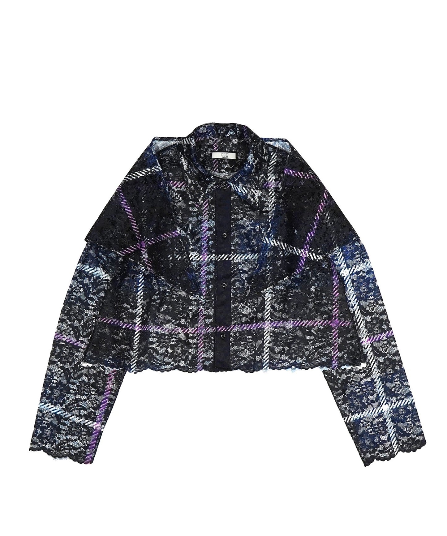 LACE LONG SLEEVE SHIRT & LACE SCARF 【納期8月下旬】