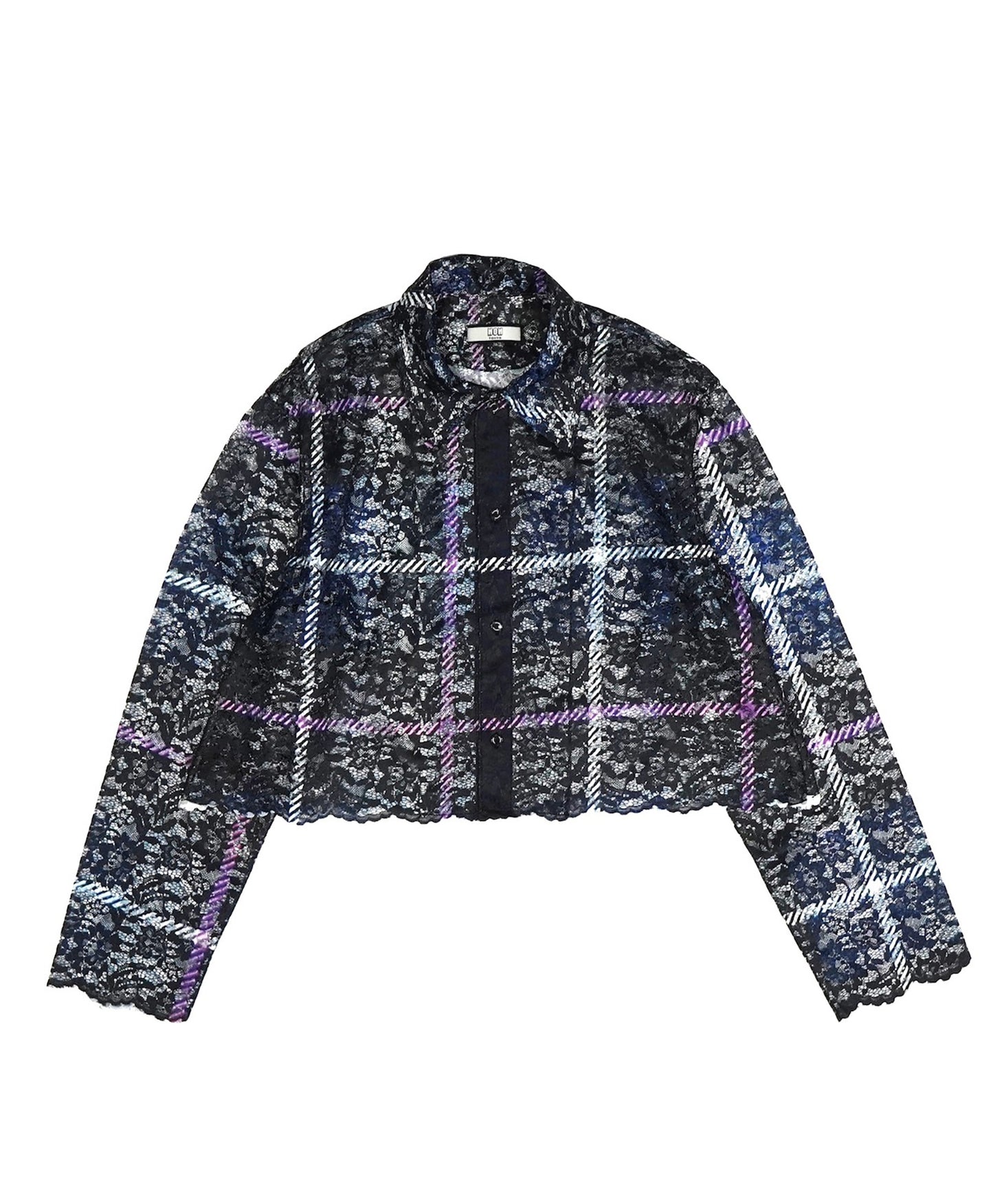 LACE LONG SLEEVE SHIRT & LACE SCARF 【納期8月下旬】