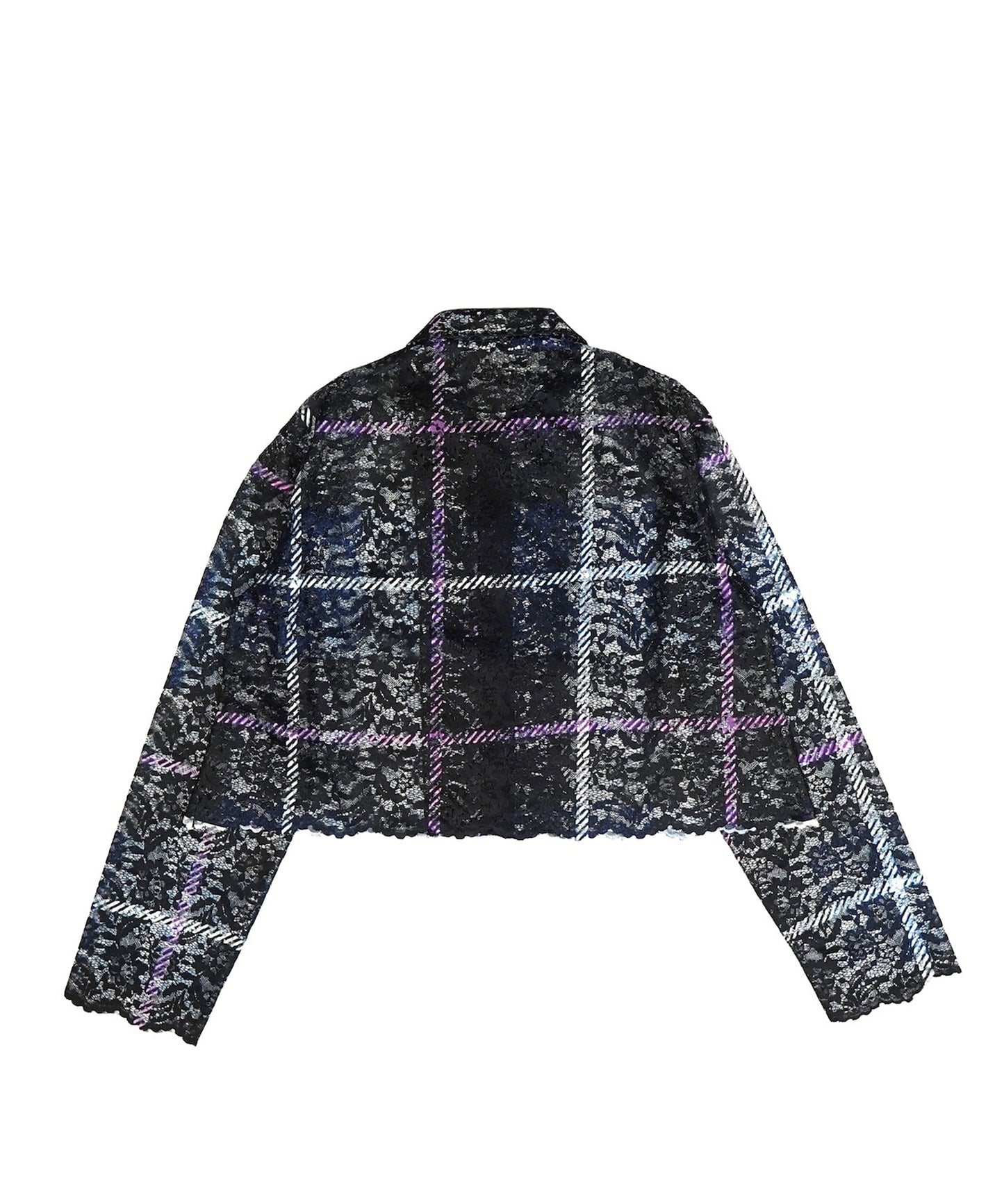 LACE LONG SLEEVE SHIRT & LACE SCARF 【納期8月下旬】
