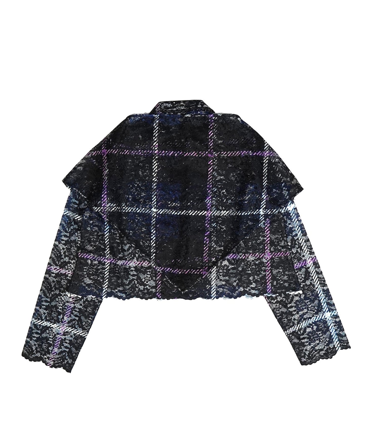 LACE LONG SLEEVE SHIRT & LACE SCARF 【納期8月下旬】