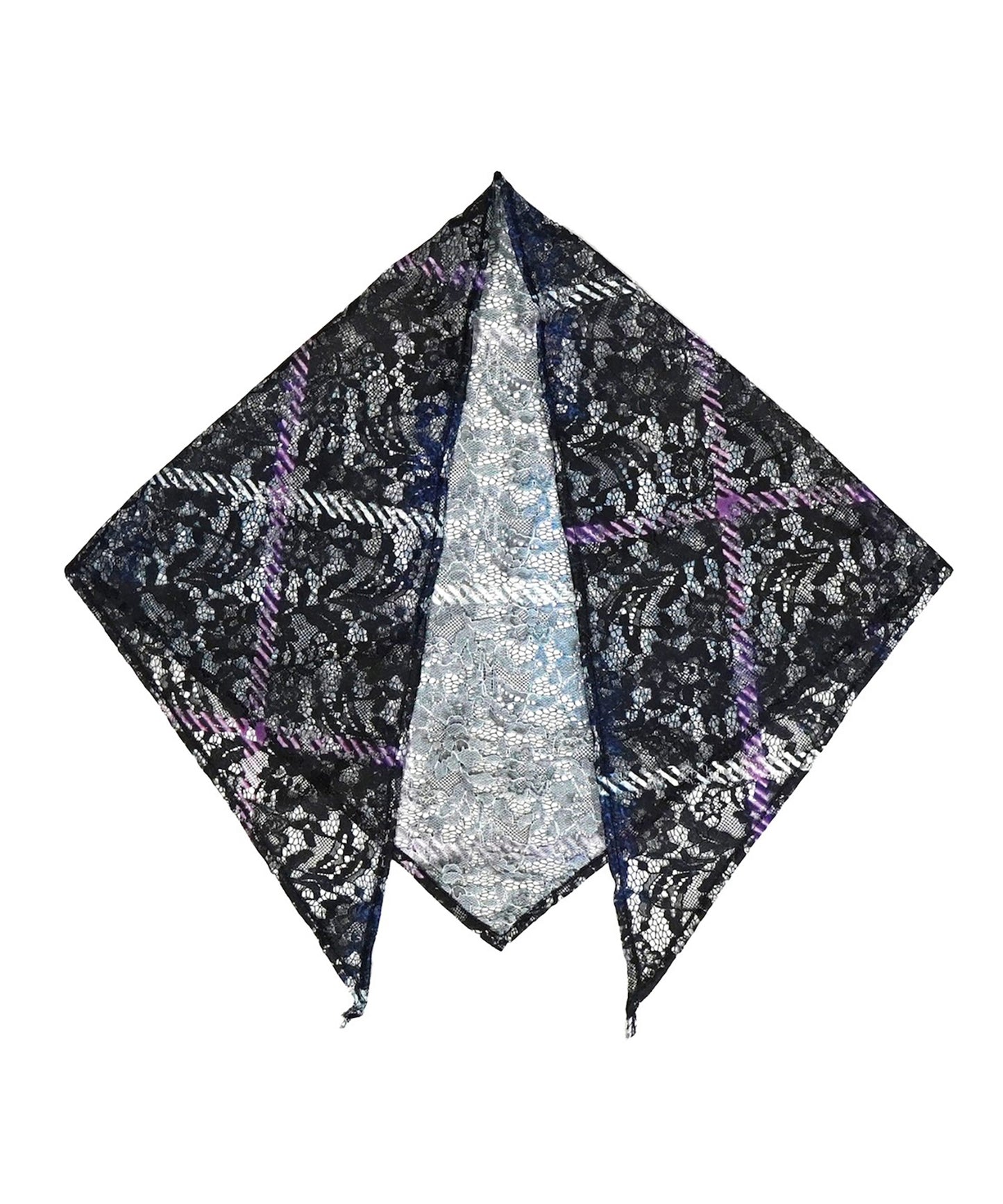 LACE HALF SLEEVE SHIRT & LACE SCARF 【納期8月下旬】
