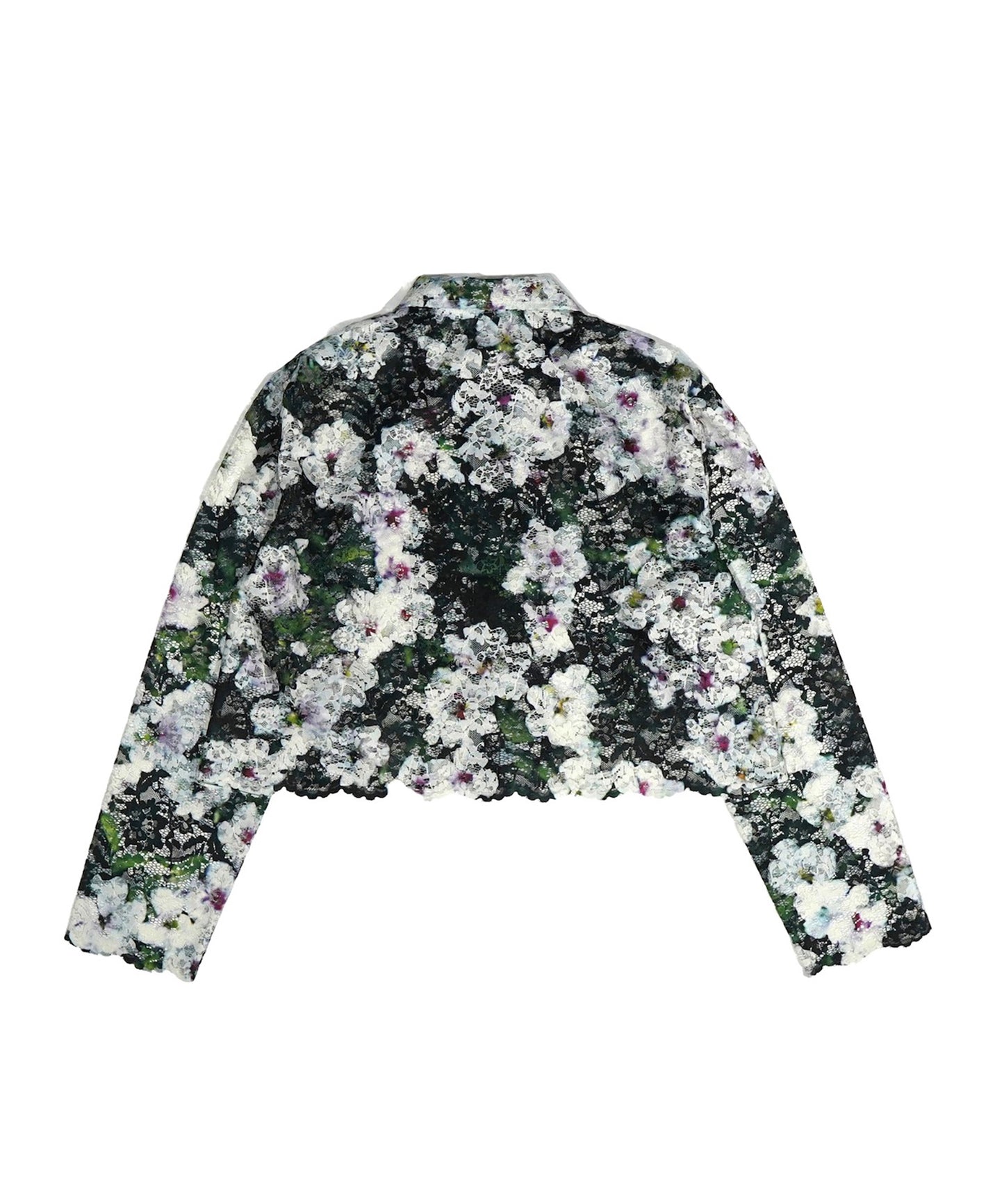 LACE LONG SLEEVE SHIRT & LACE SCARF 【納期8月下旬】