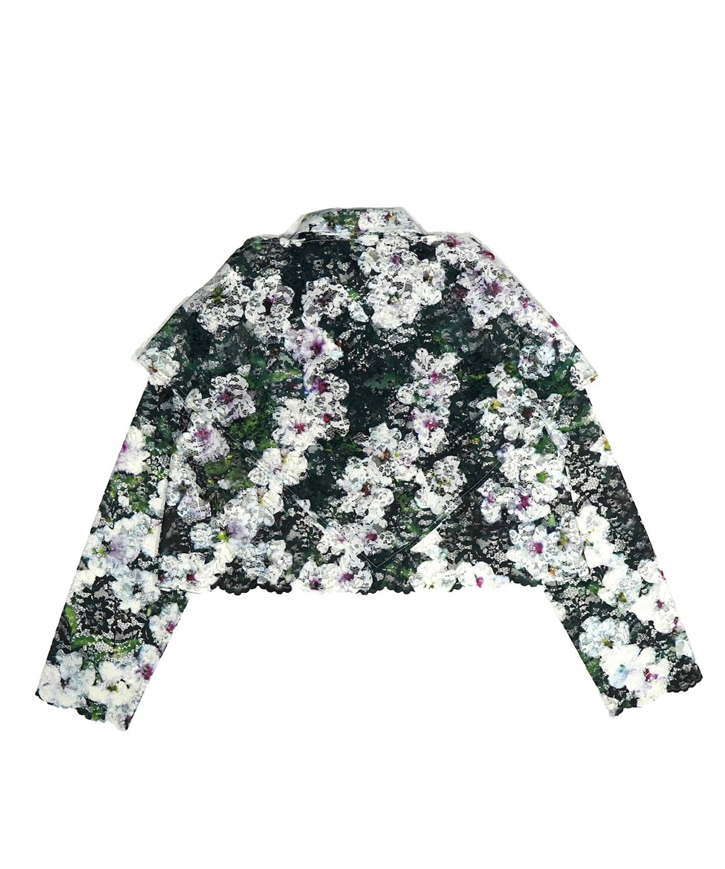 LACE LONG SLEEVE SHIRT & LACE SCARF 【納期8月下旬】
