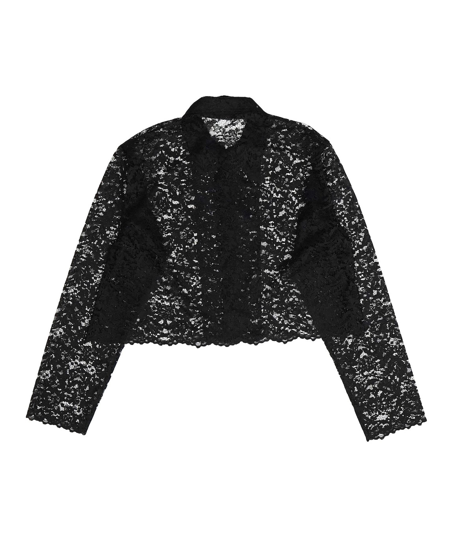 LACE LONG SLEEVE SHIRT & LACE SCARF 【納期8月下旬】