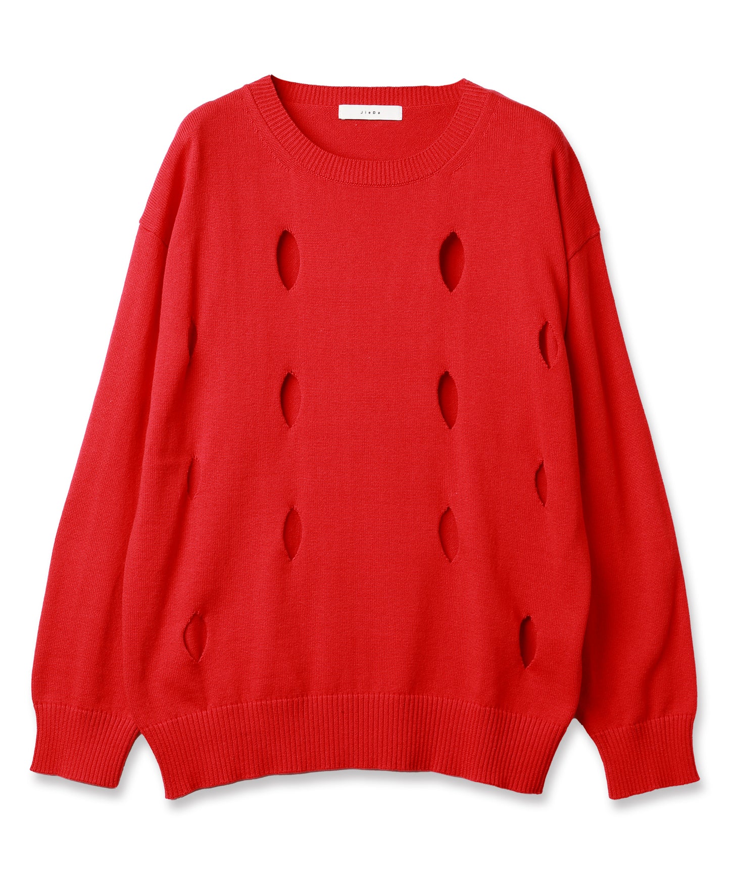 HOLE CREW KNIT
