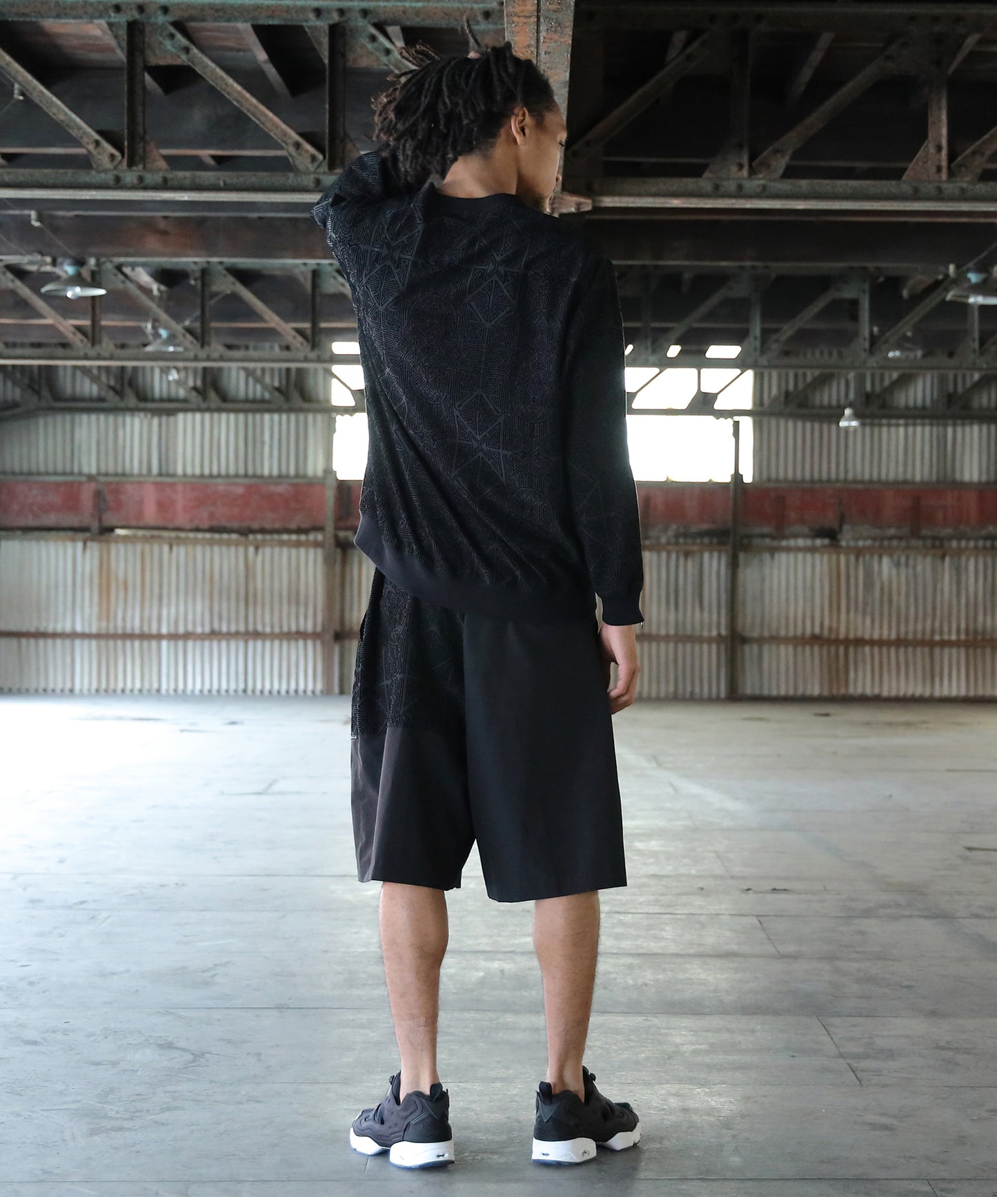 Stone Yard Floc Wide Shorts