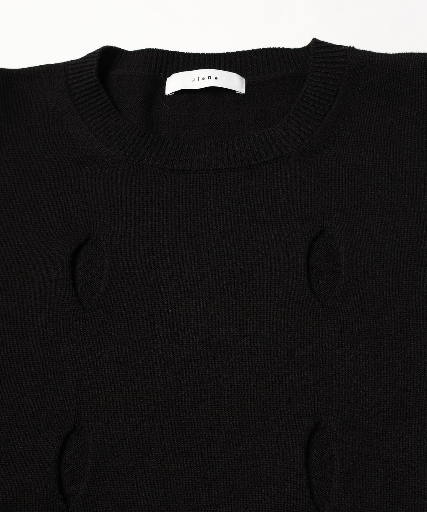HOLE CREW KNIT