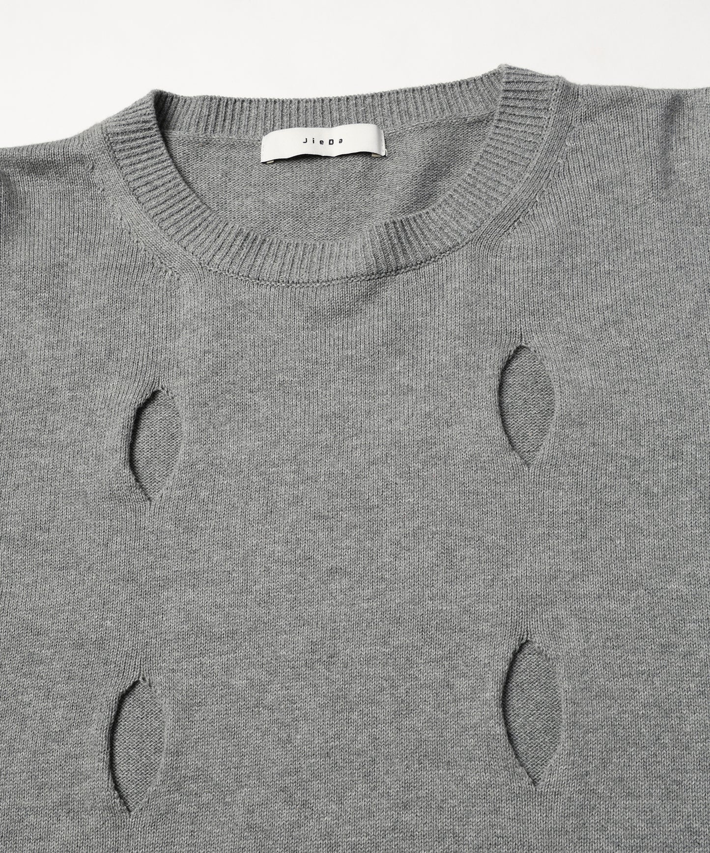 HOLE CREW KNIT